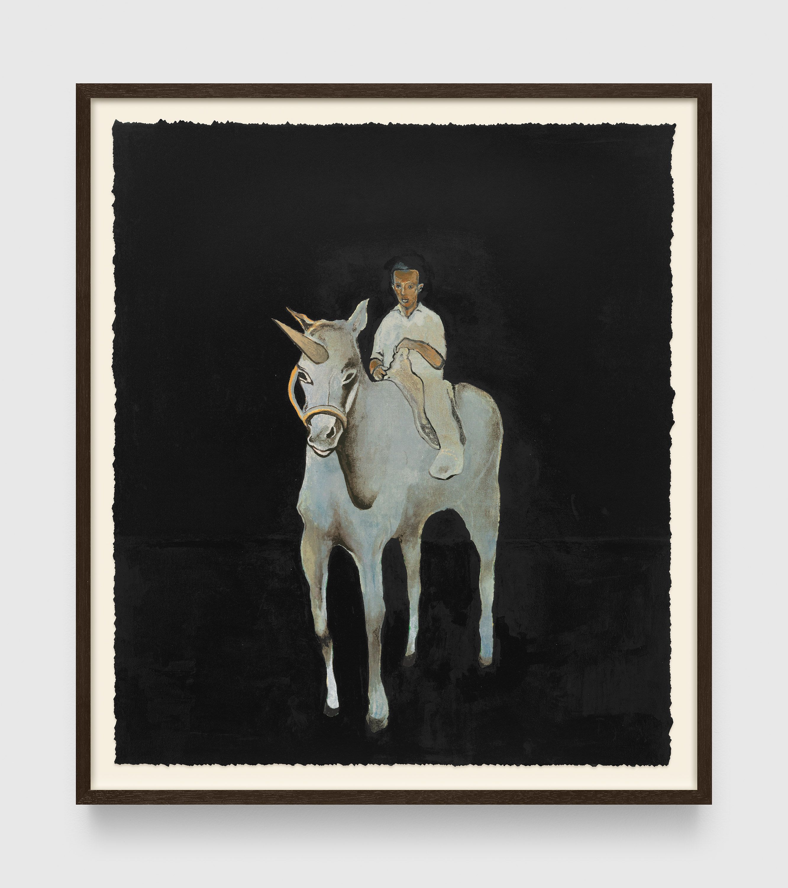 The Dim Feet of White-maned Desire　少女と馬 Noah Davis: 40 Acres and a Unicorn, 2026 | David Zwirner