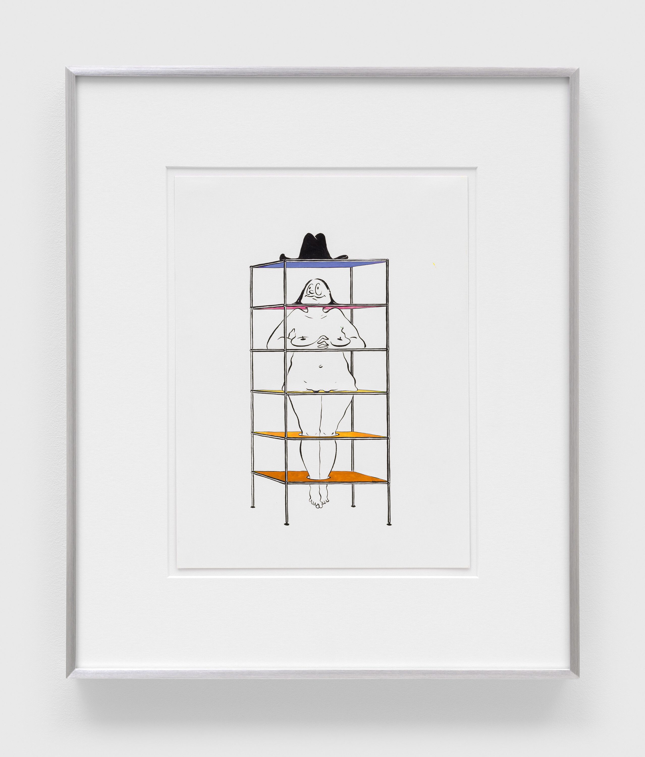 A mixed media artwork by Ebecho Muslimova, titled Fatebe USM Sunset, dated 2021.