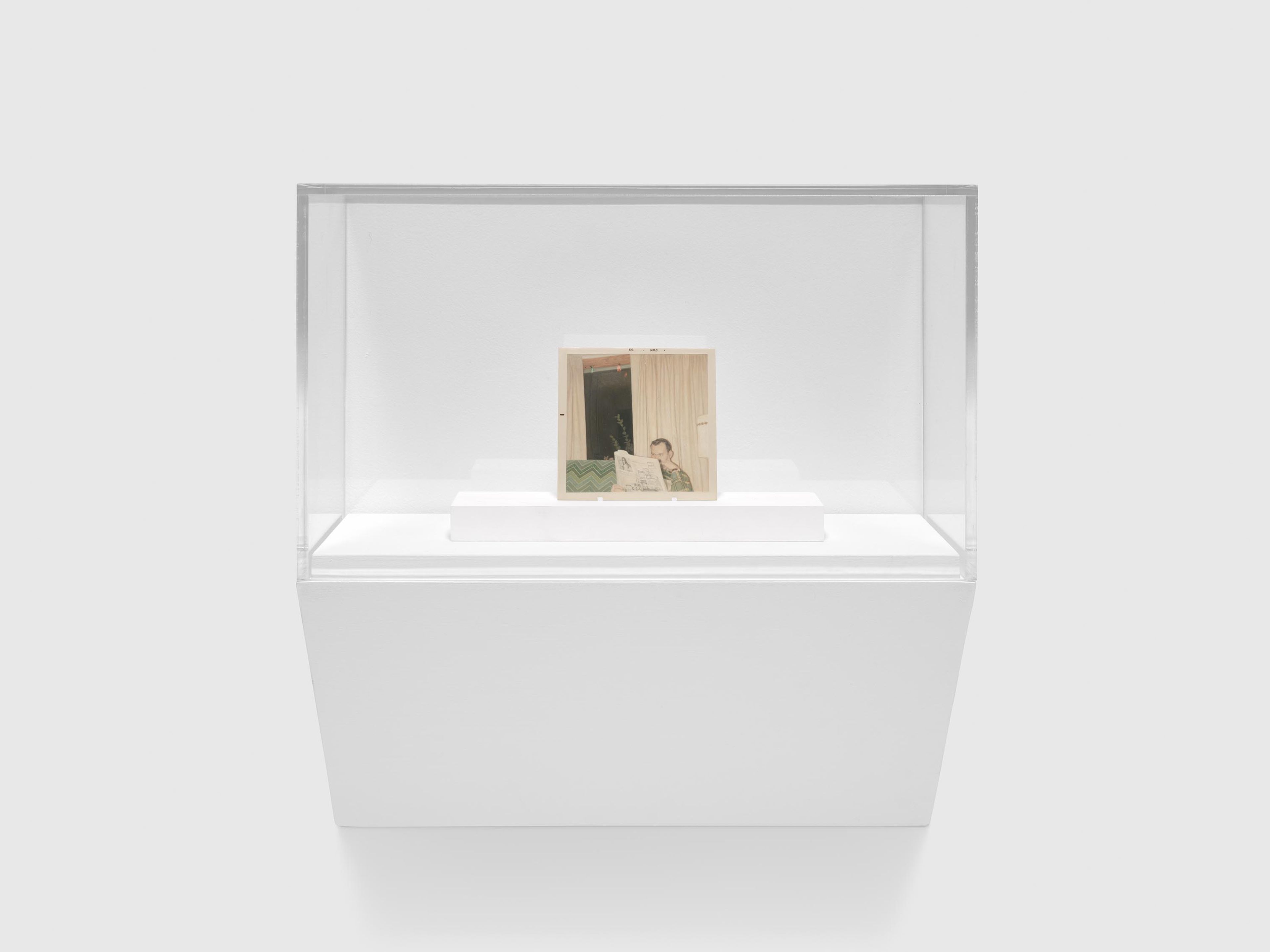 A painting by Elisheva Biernoff, titled January, 1969, dated 2025.