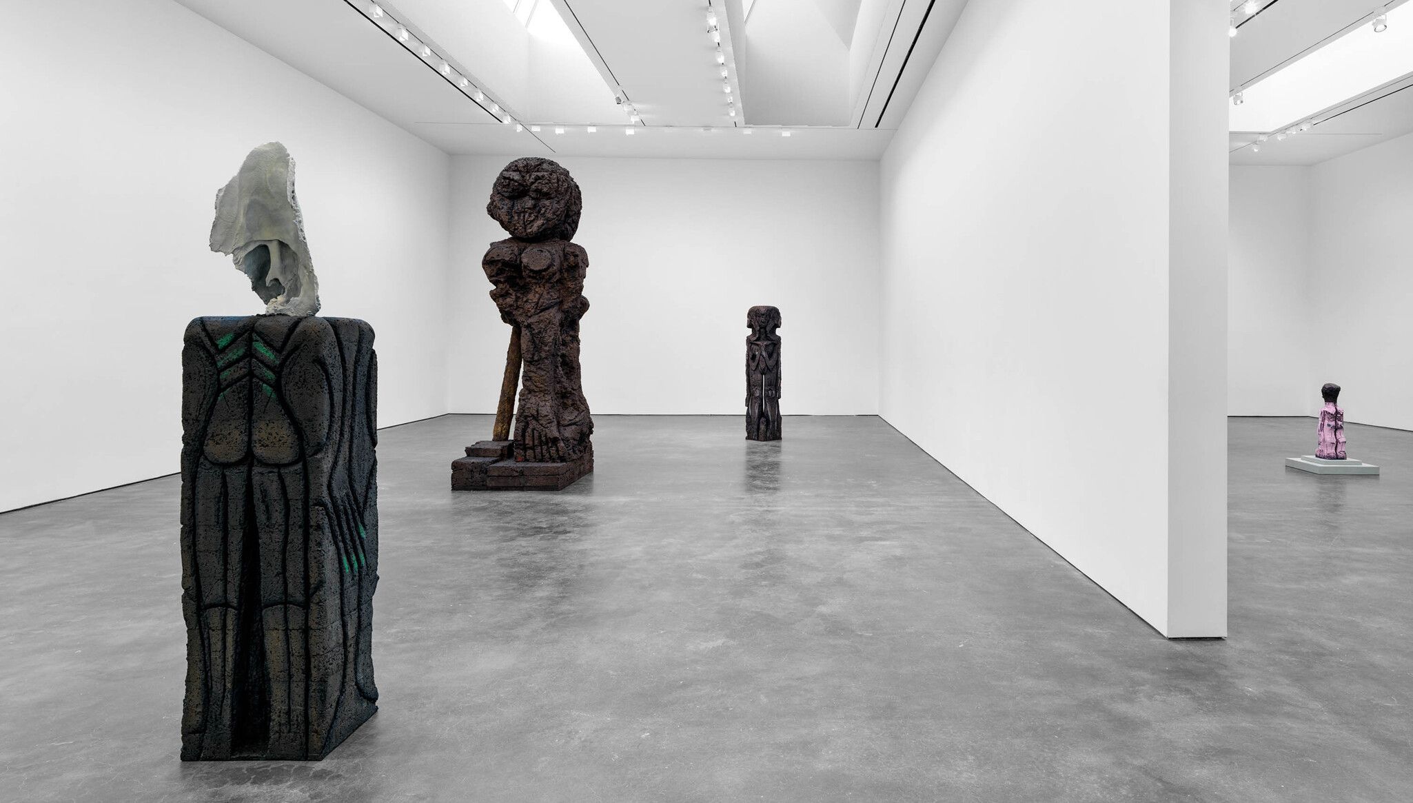 An Installation view, Huma Bhabha: Welcome…to the one who came, David Zwirner, New York, dated 2024