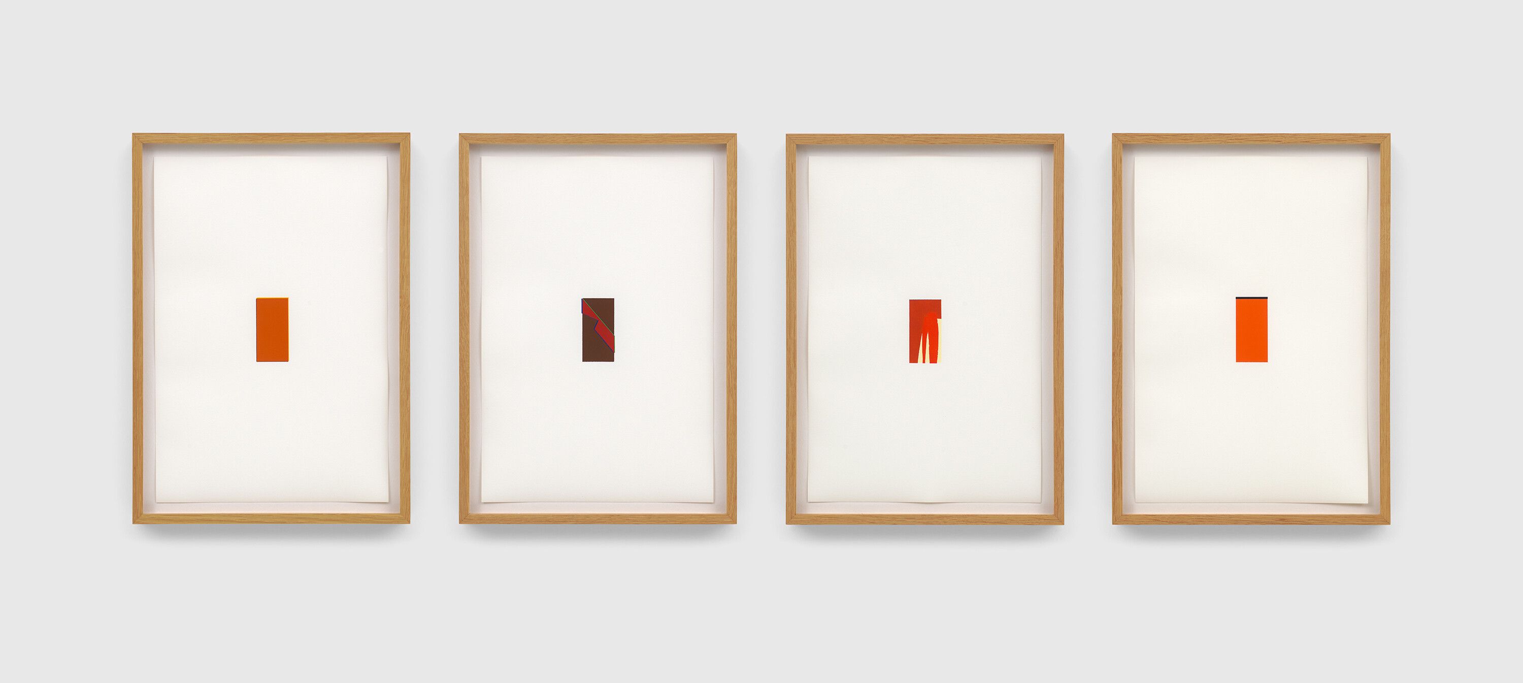 A set of four (4) prints by Palermo, titled Miniaturen II, dated 1975.