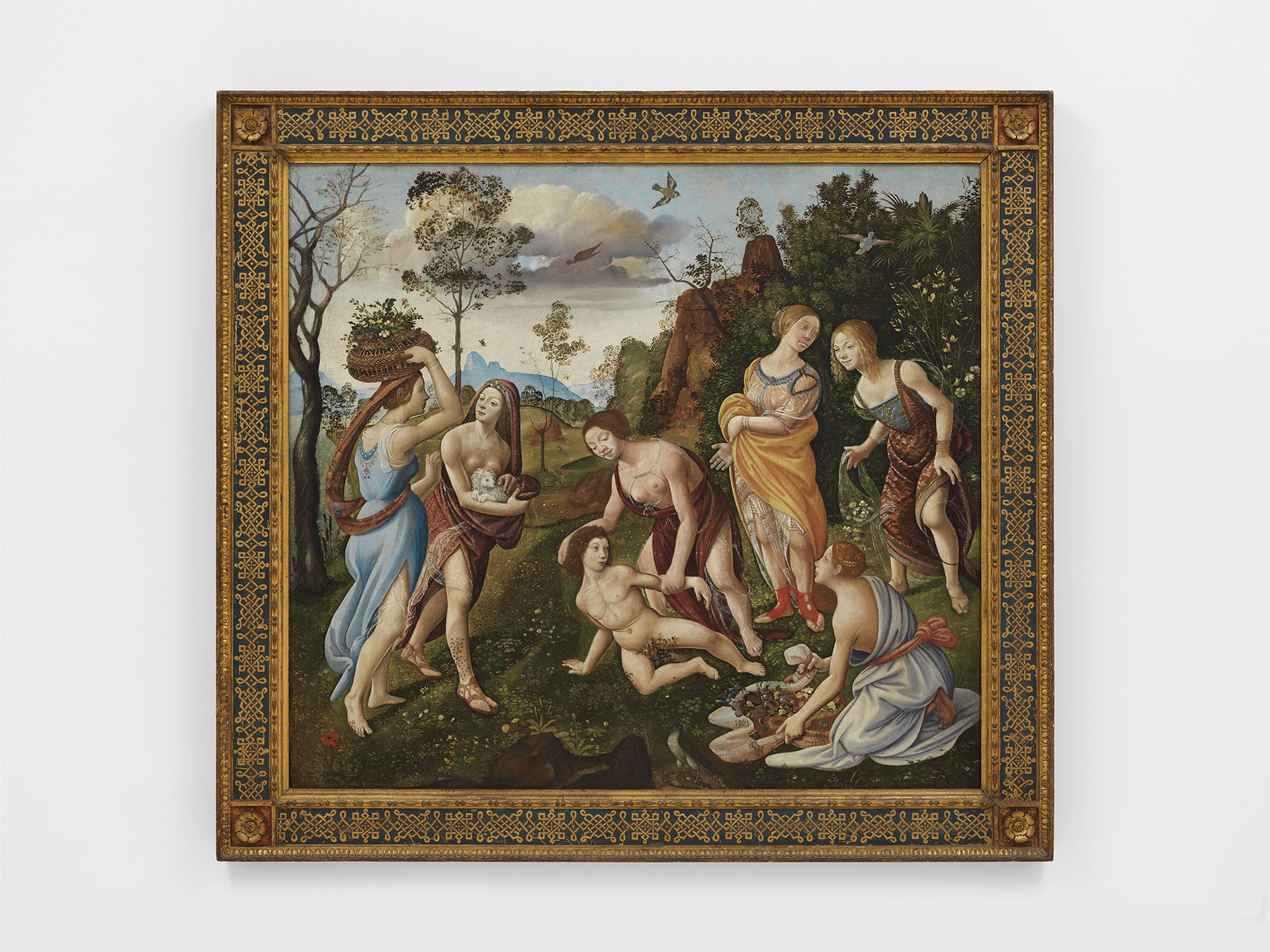 A painting by Piero di Cosimo, titled The Finding of Vulcan on the Island of Lemnos, circa 1490.