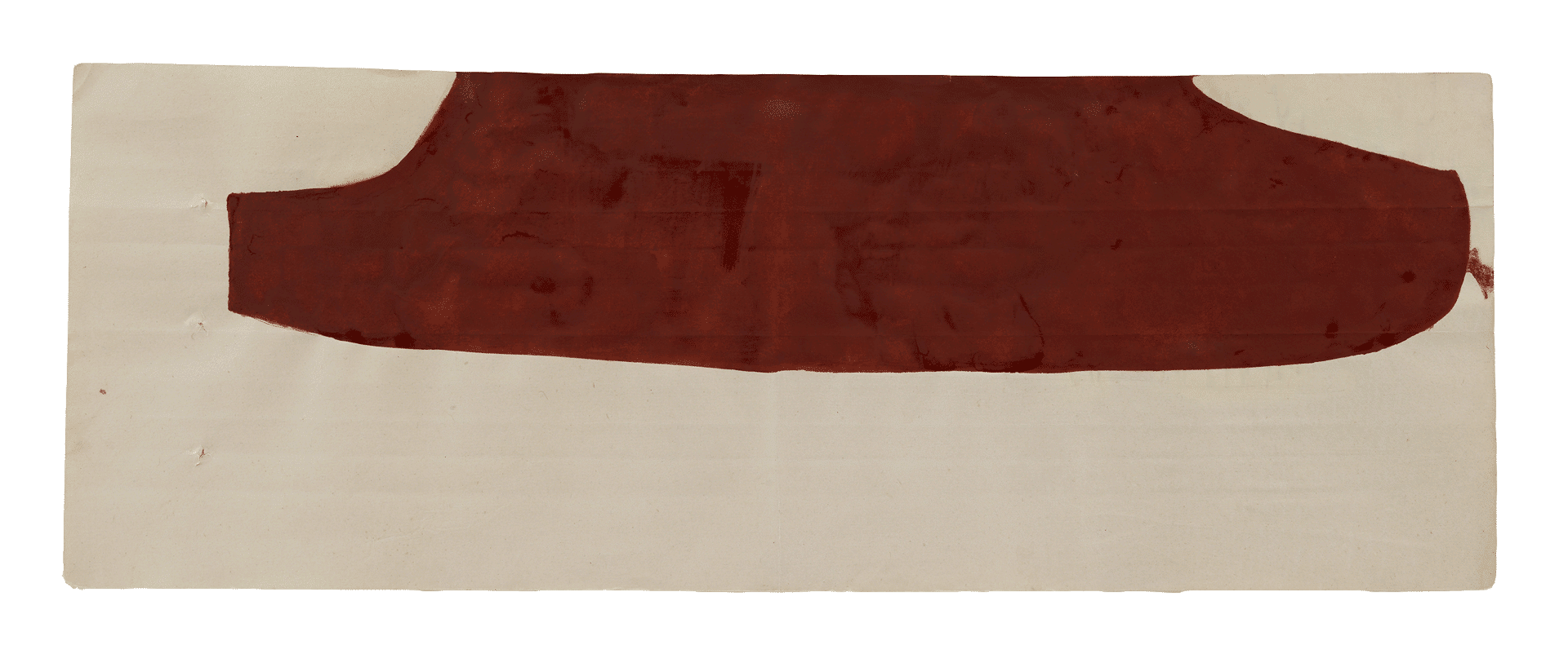 A painting by Suzan Frecon, titled dark red, dated 2009 to 2012.