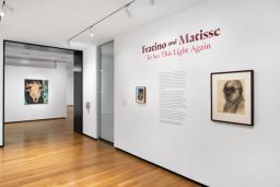 Installation view of the exhibiiton Fratino and Matisse: To See This Light Again at the Baltimore Museum of Art, located in Baltimore, United States, dated 2026.