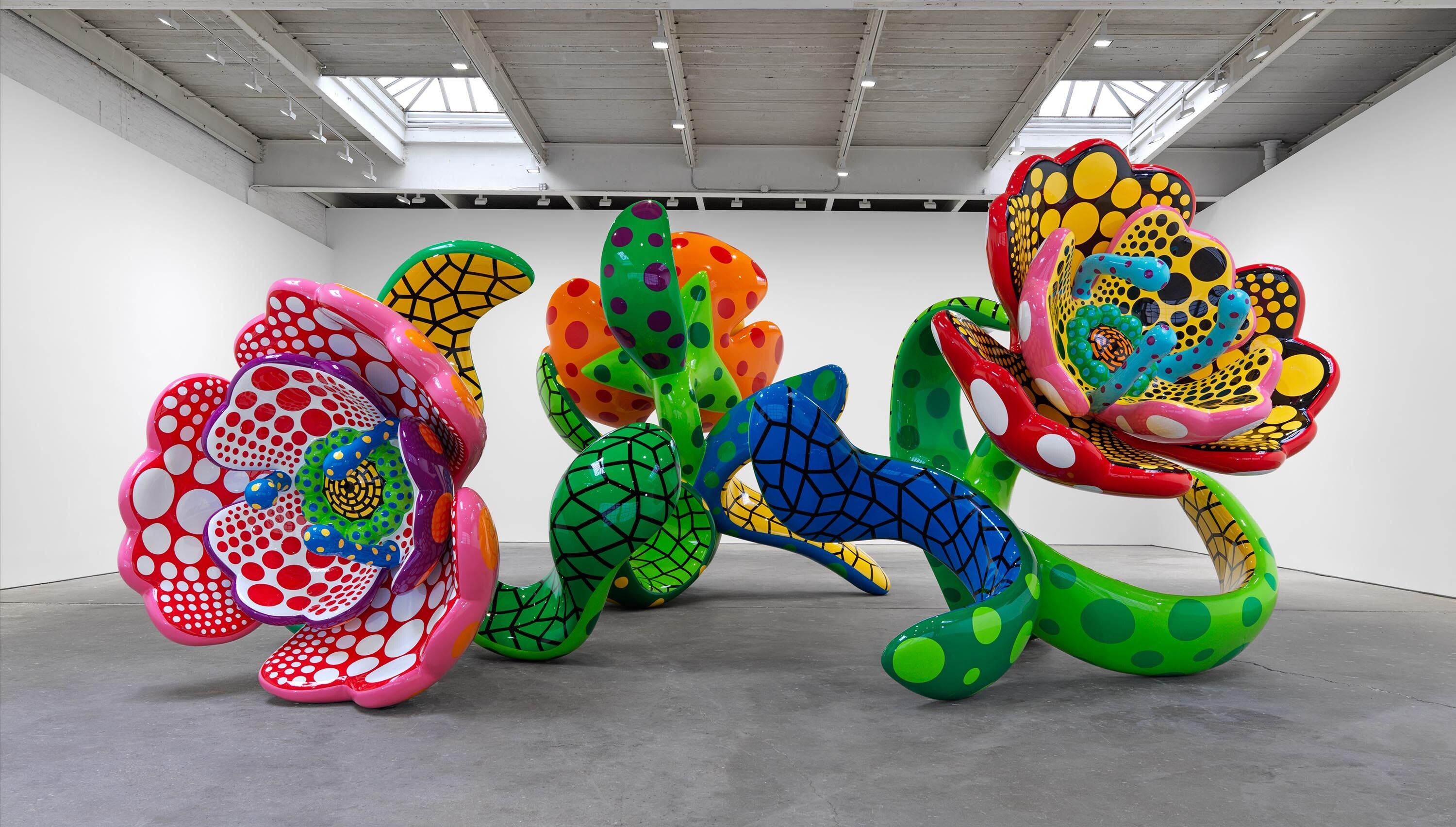 シーグラスアートhirokoponmno91Flowers will bloom Yayoi Kusama: I Spend Each Day Embracing Flowers, 2023