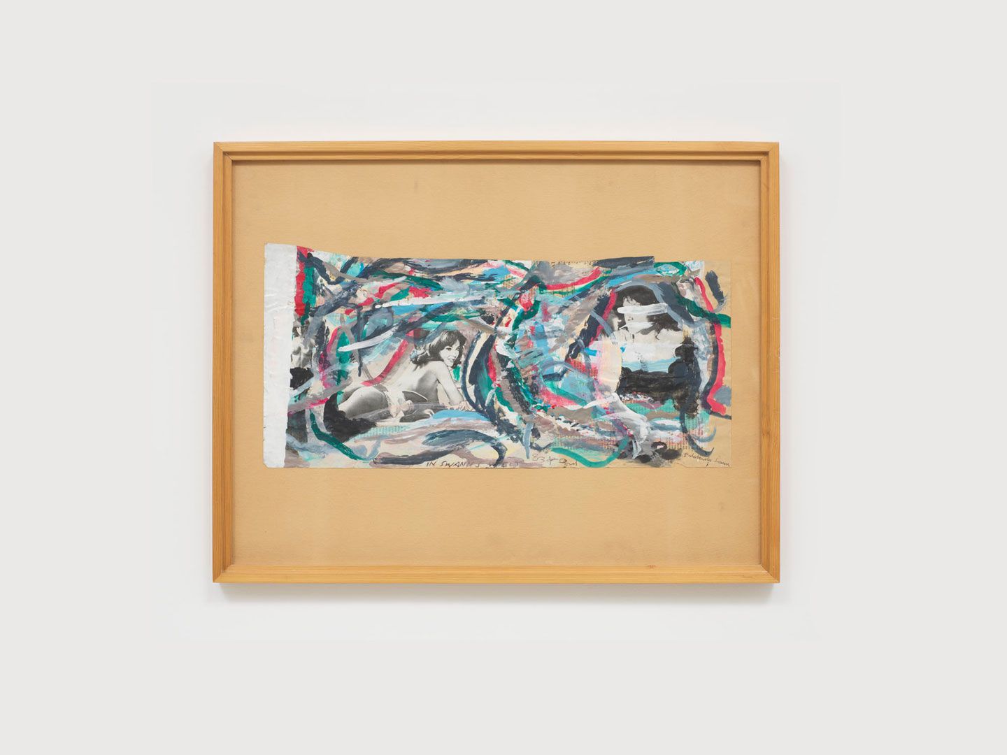 A collage by Franz West, titled In Swanns Welt (Swann's Way), dated 1983.