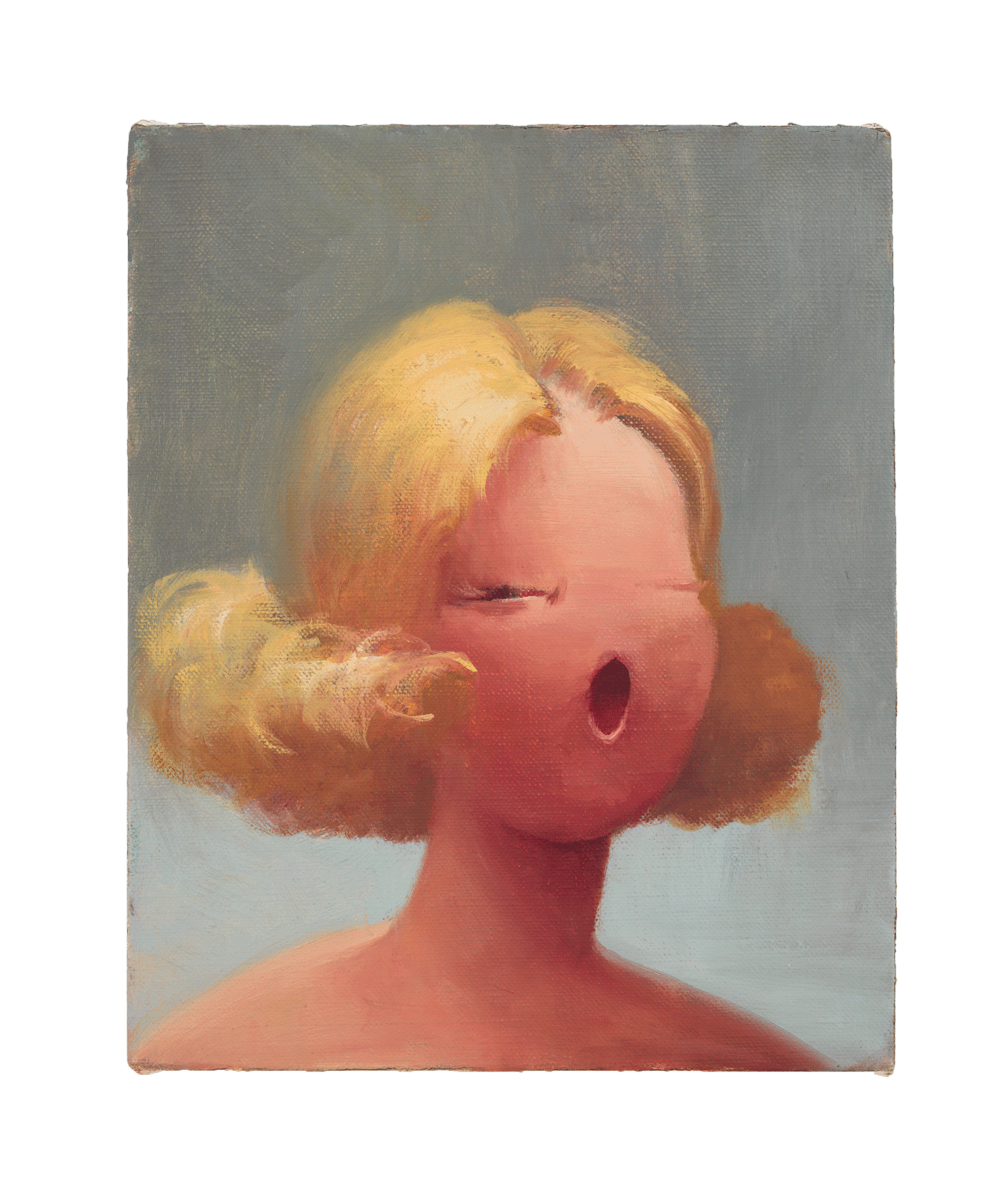 A painting by Lisa Yuskavage, titled Oh 2, dated 1995.