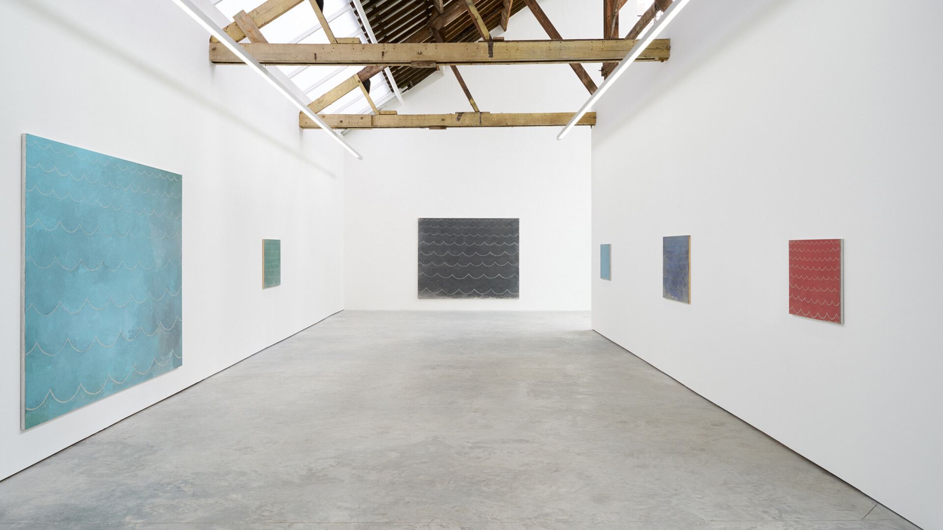 An installation view of the exhibition Loic Raguenes: Tulips, at CLEARING, dated 2017. Photo by Julien Hayard