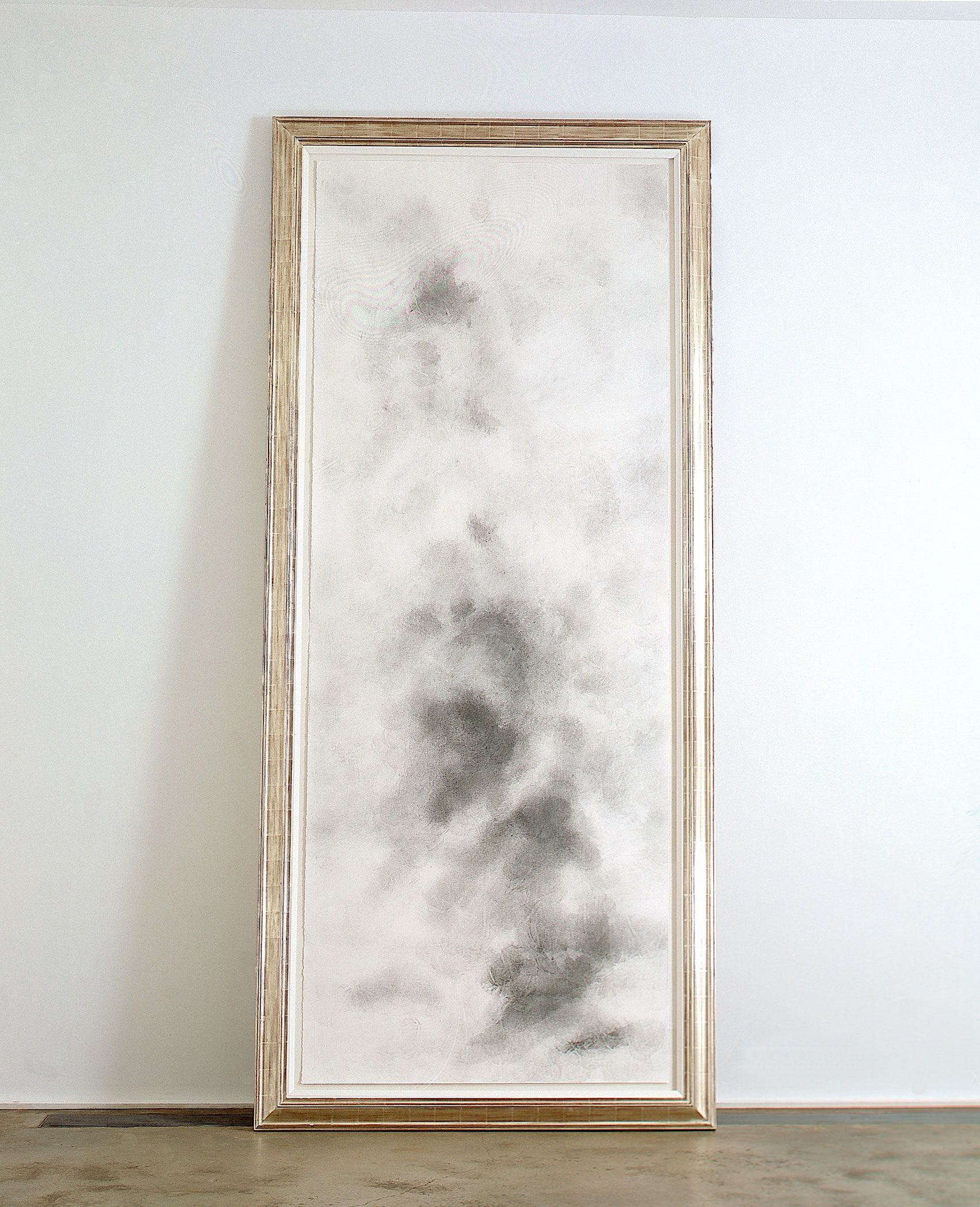A sculpture by David Hammons, titled Untitled (Basketball Drawing), dated 2004.