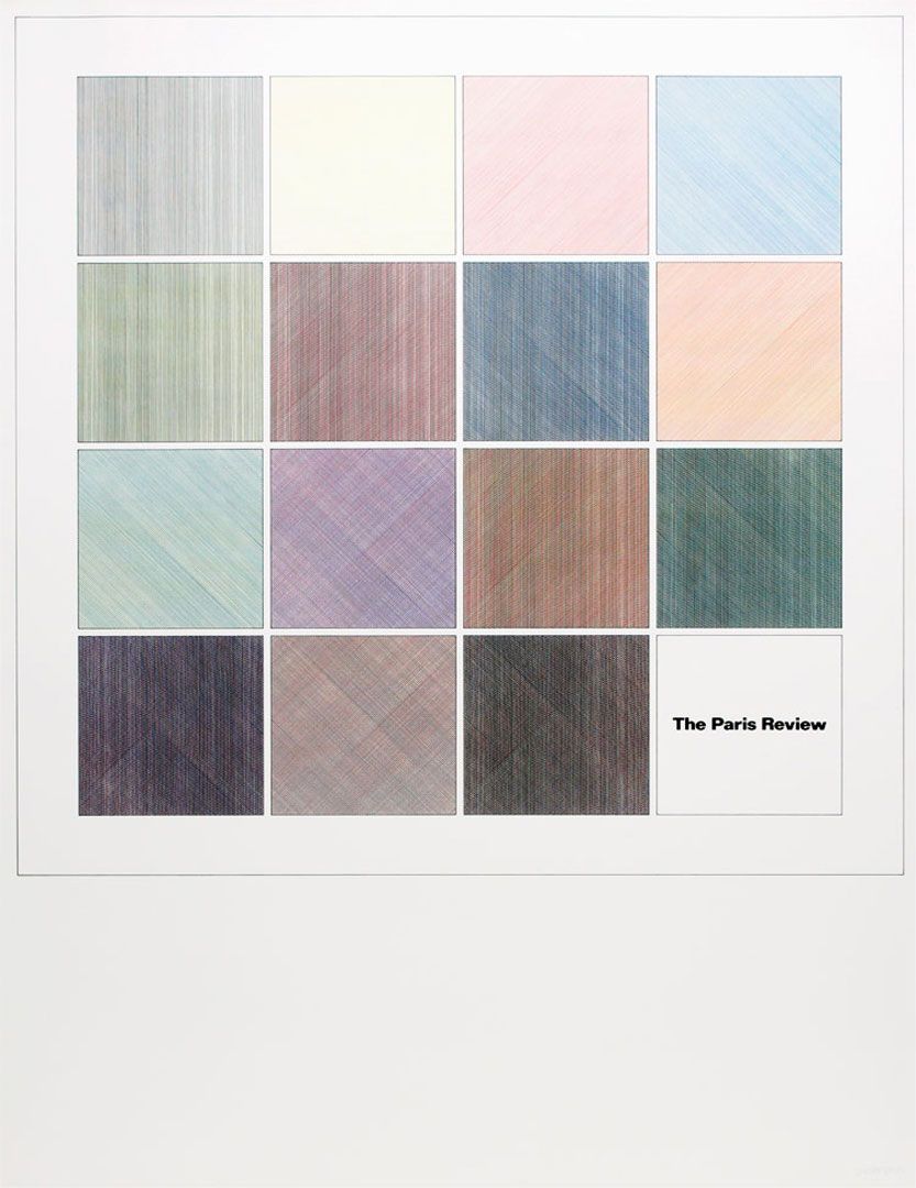 A print by Sol LeWitt, titled Untitled, dated 1983