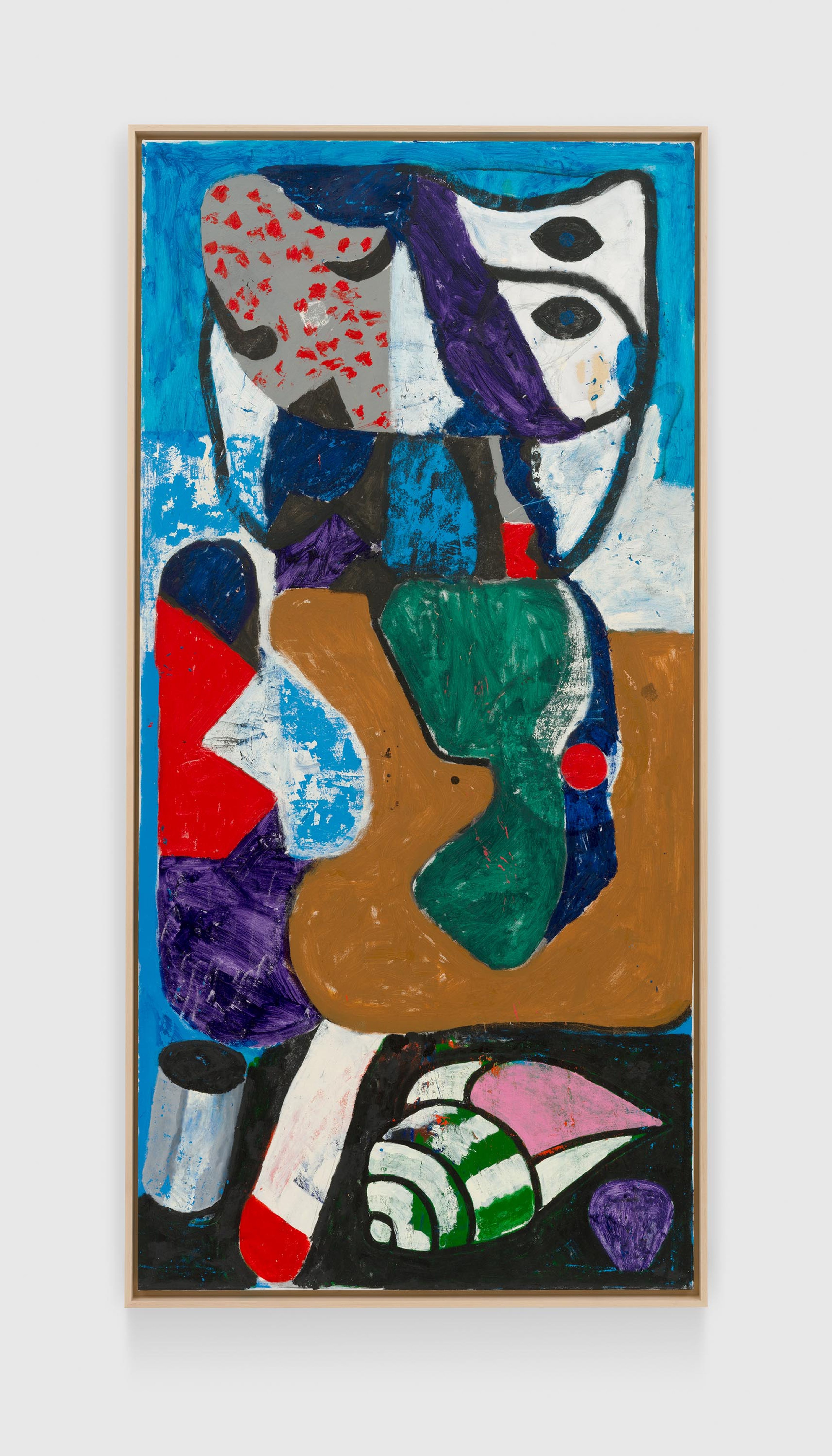 A painting by Joe Bradley, titled Yankee, dated 2025.