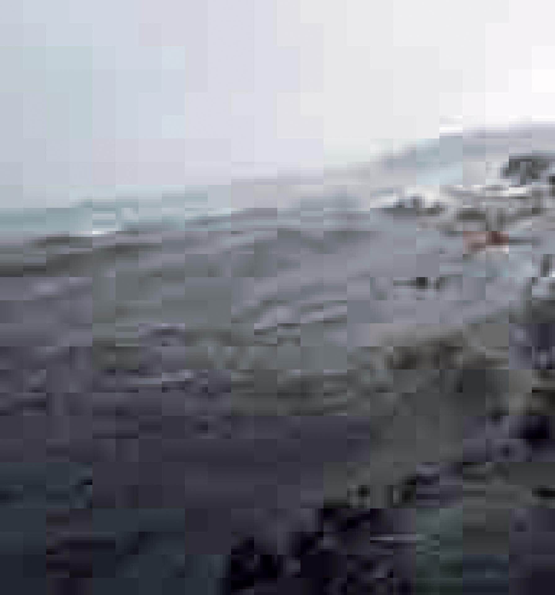 A photograph by Thomas Ruff, titled jpeg sf01, dated 2004.