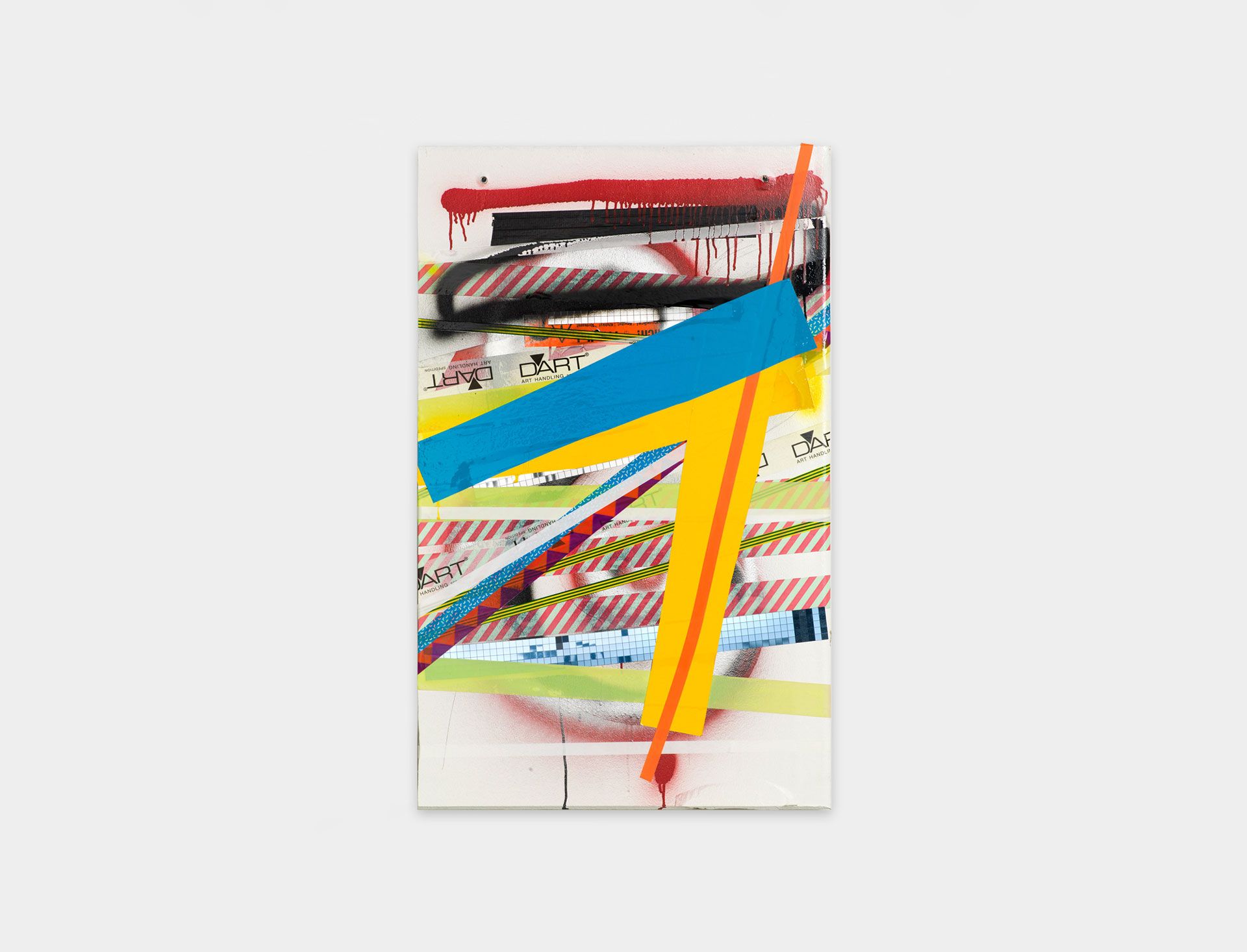 An untitled mixed media work by Isa Genzken, dated 2017.