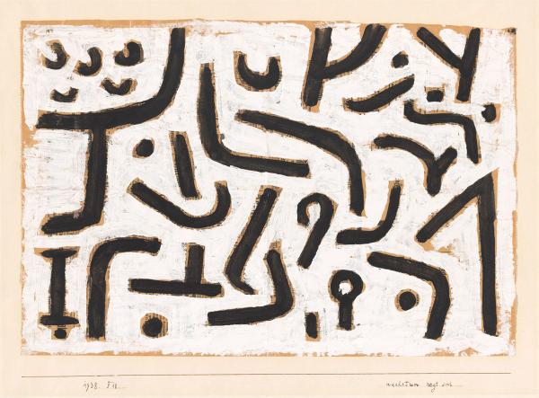 Paul Klee — wachstum regt sich (Growth Stirs), 1938, 78