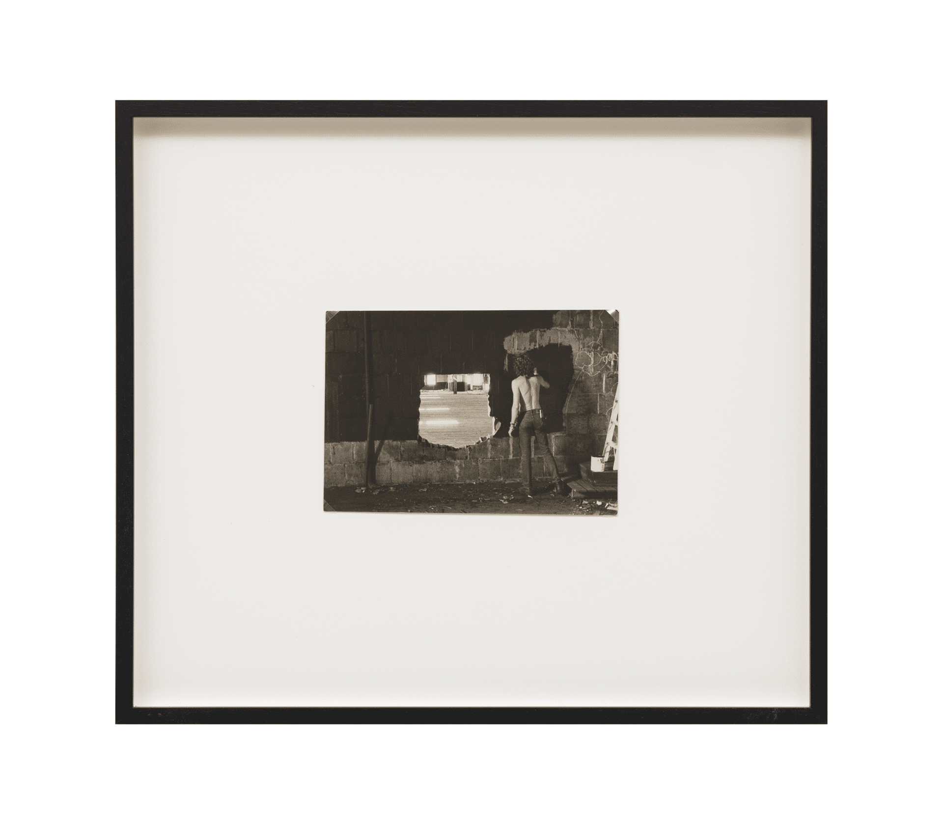 A photograph by Alvin Baltrop, titled The Piers (Tava from back), dated 1975-1986.