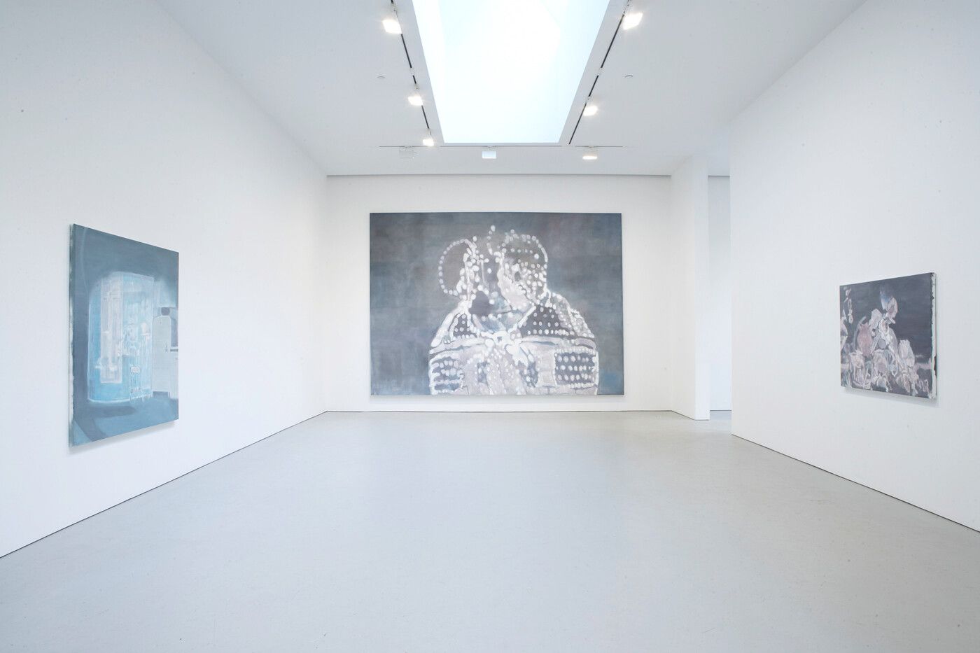 Installation view of the exhibition, Forever, The Management of Magic, at David Zwirner in New York, dated 2008.