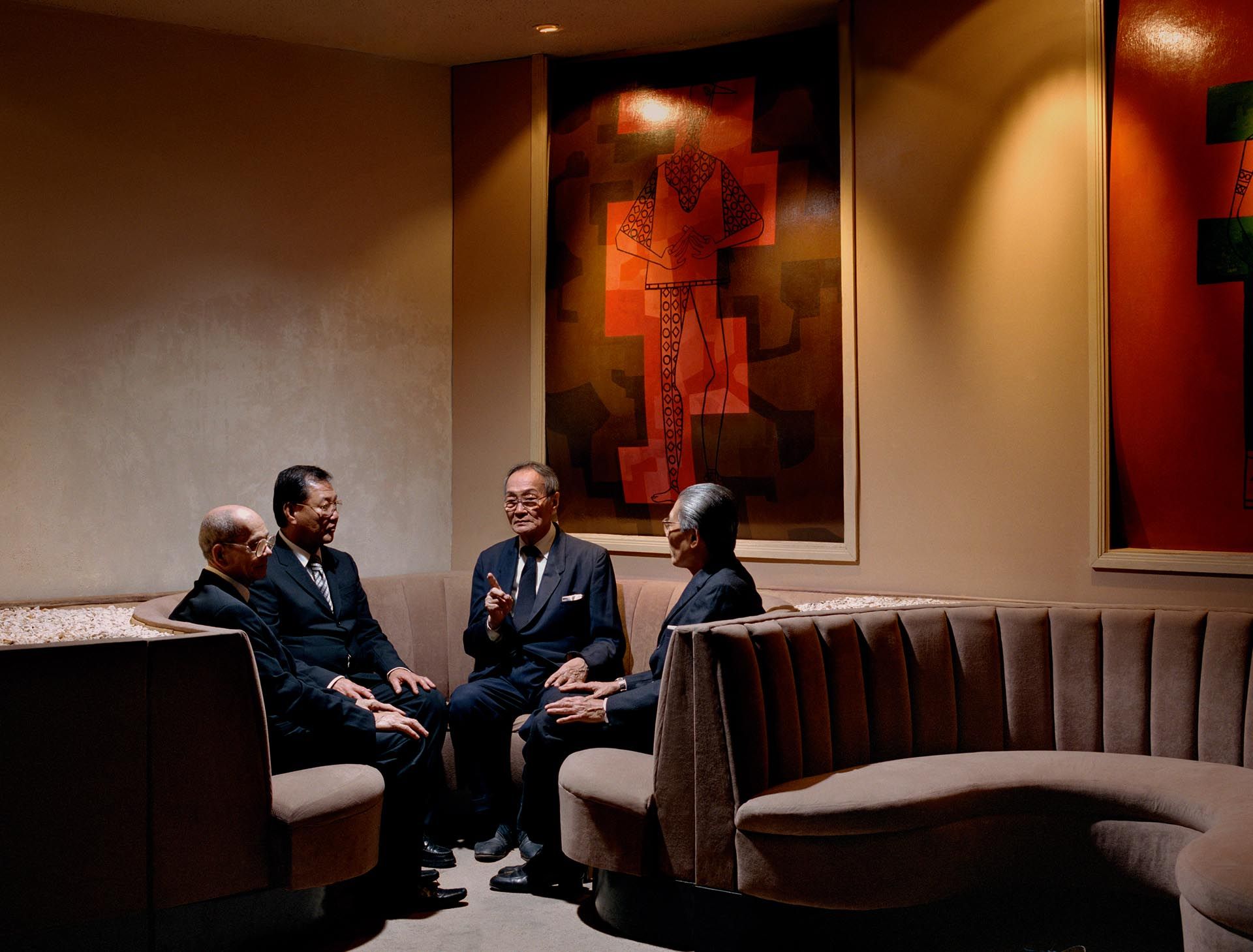 A photograph by Philip-Lorca diCorcia, titled W, March 2000, #7, dated 2000.