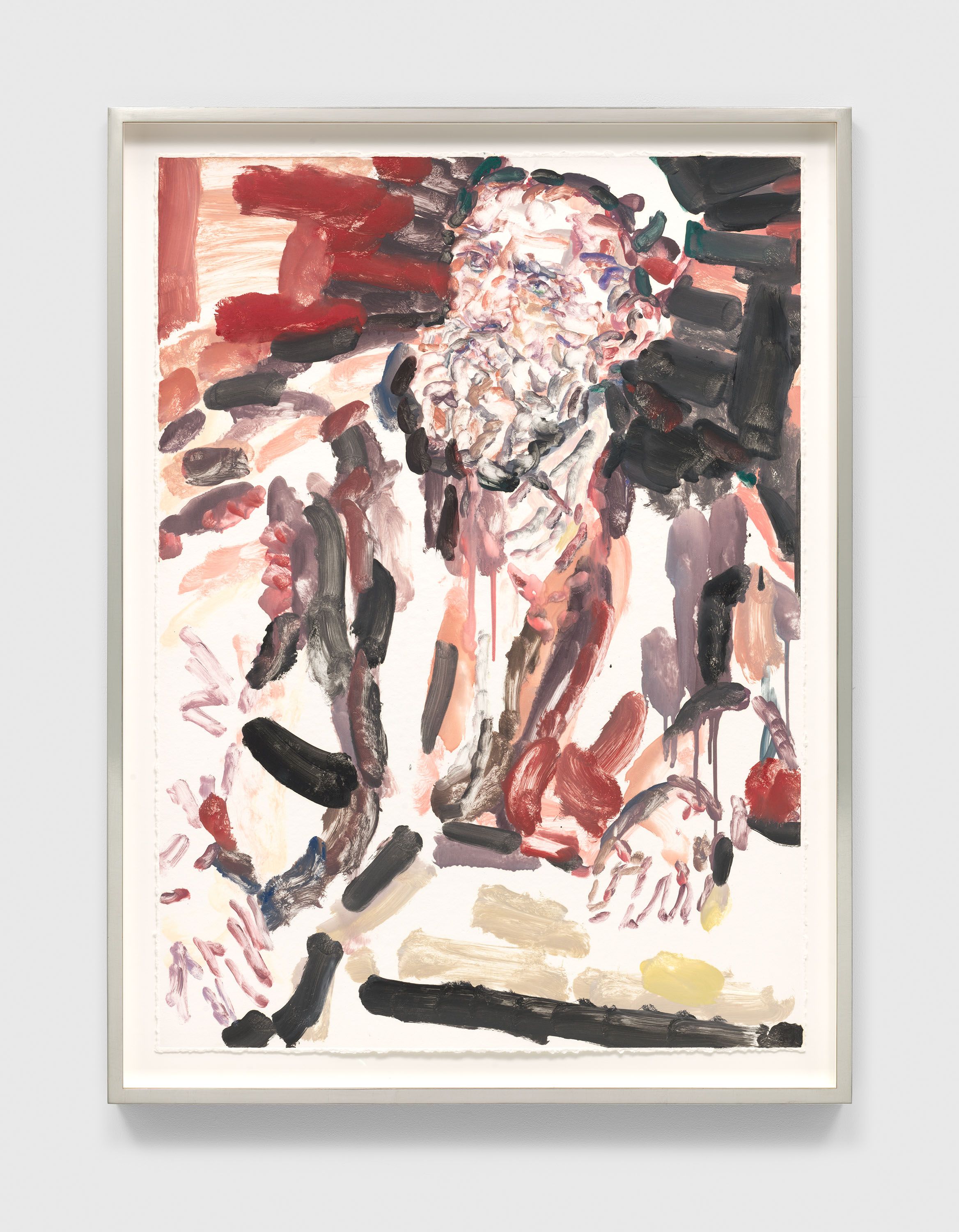 A mixed media artwork by Elizabeth Peyton, titled Titian After Titian 1, dated 2021.