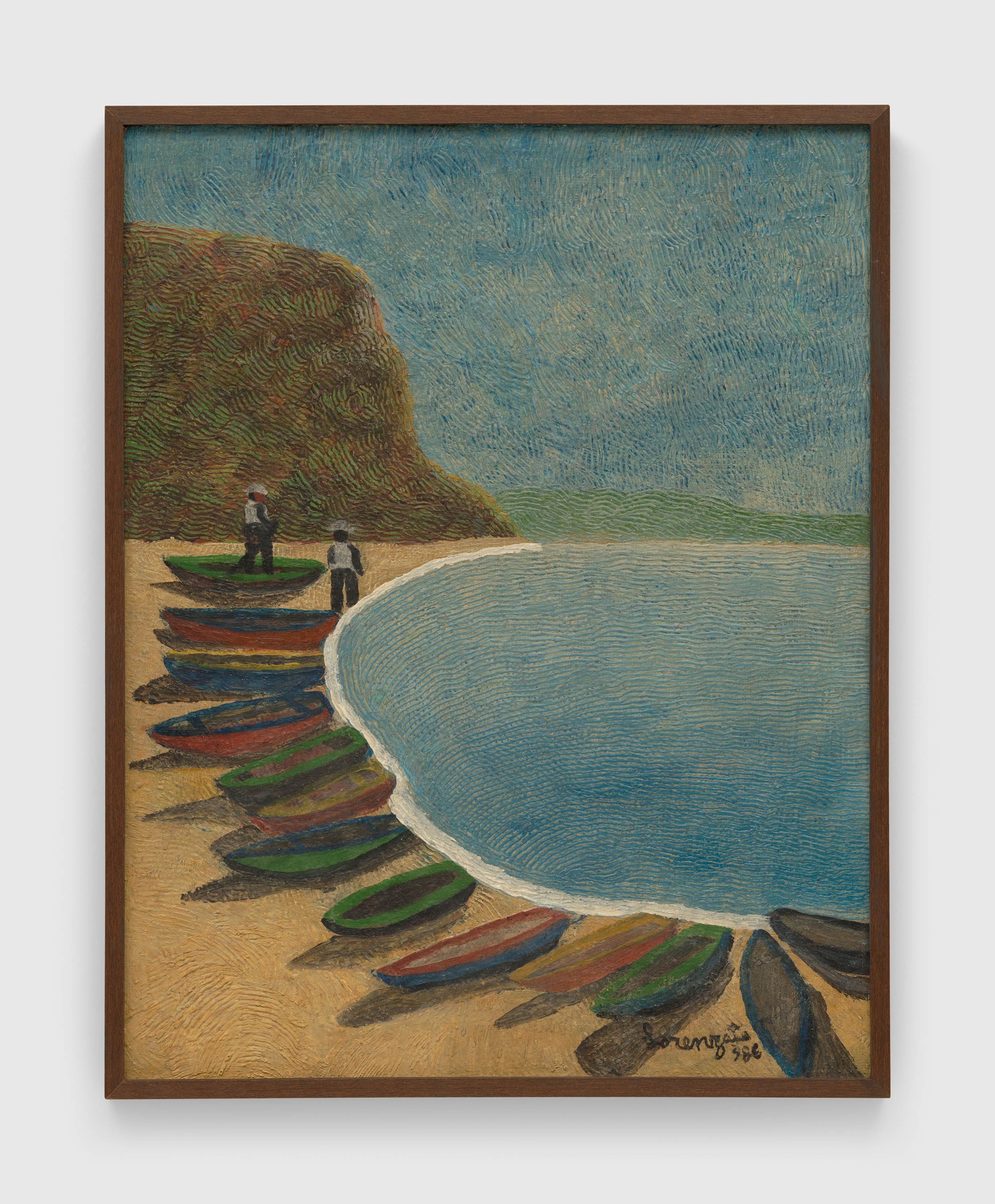 A painting by Amadeo Luciano Lorenzato, titled ﻿Sem título (Untitled), dated 1986.