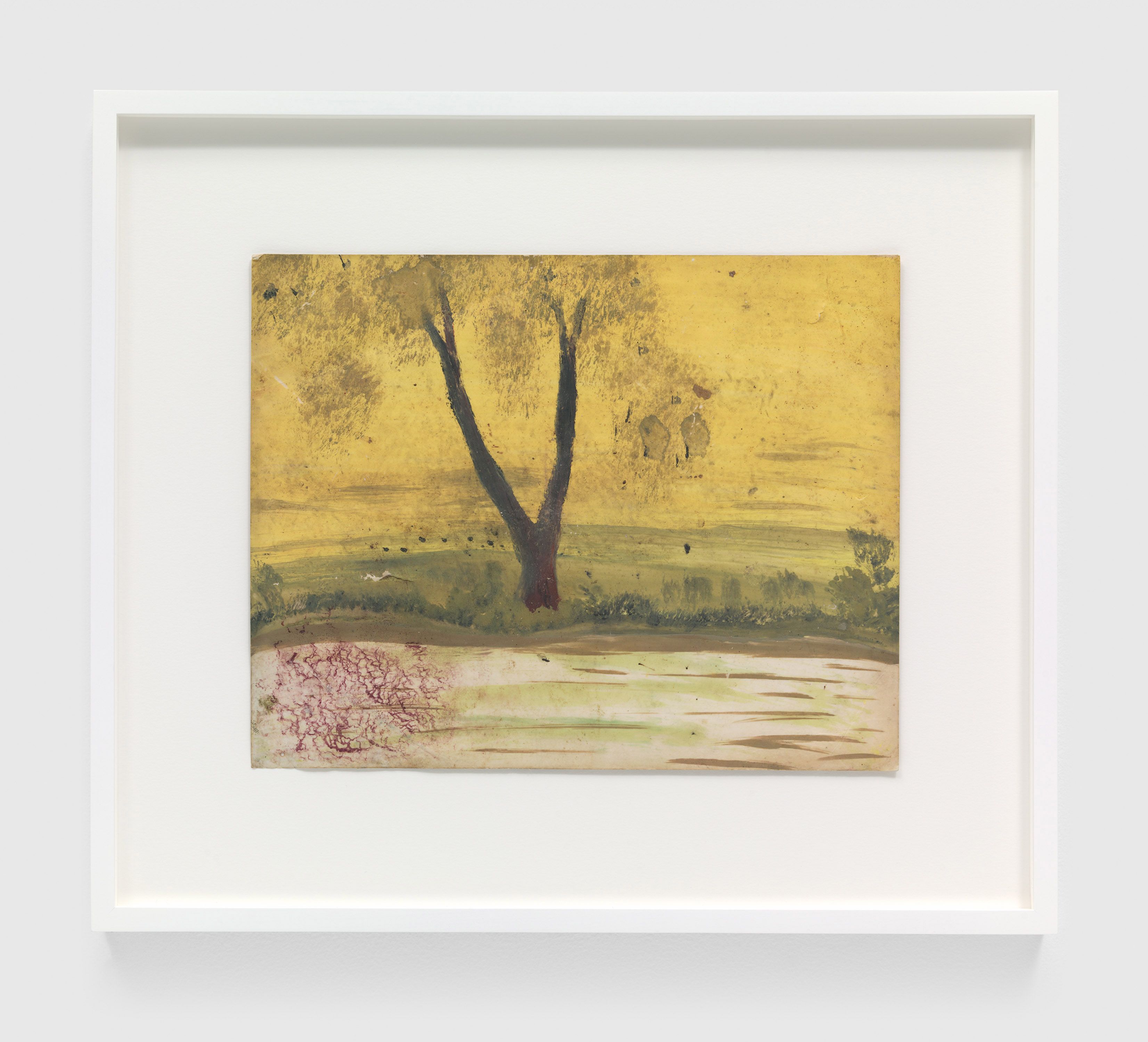 A painting on Polaroid film in Polaroid film cartridge case by Frank Walter, called Untitled (God for You), n.d.