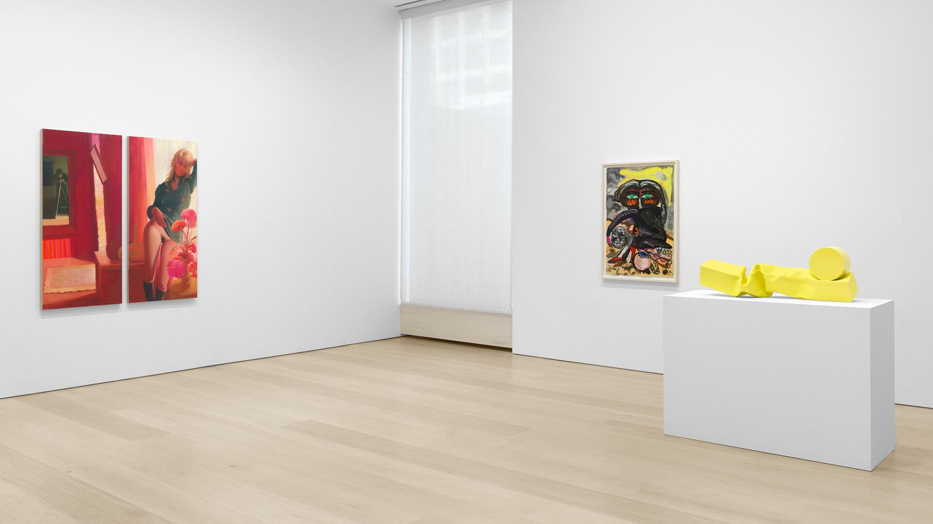 An installation view of the exhibition Miami NY at David Zwirner, New York, dated 2020.