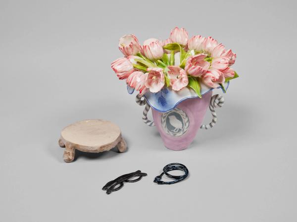 Sonia Boyajian — Tulips with Fruit Plate