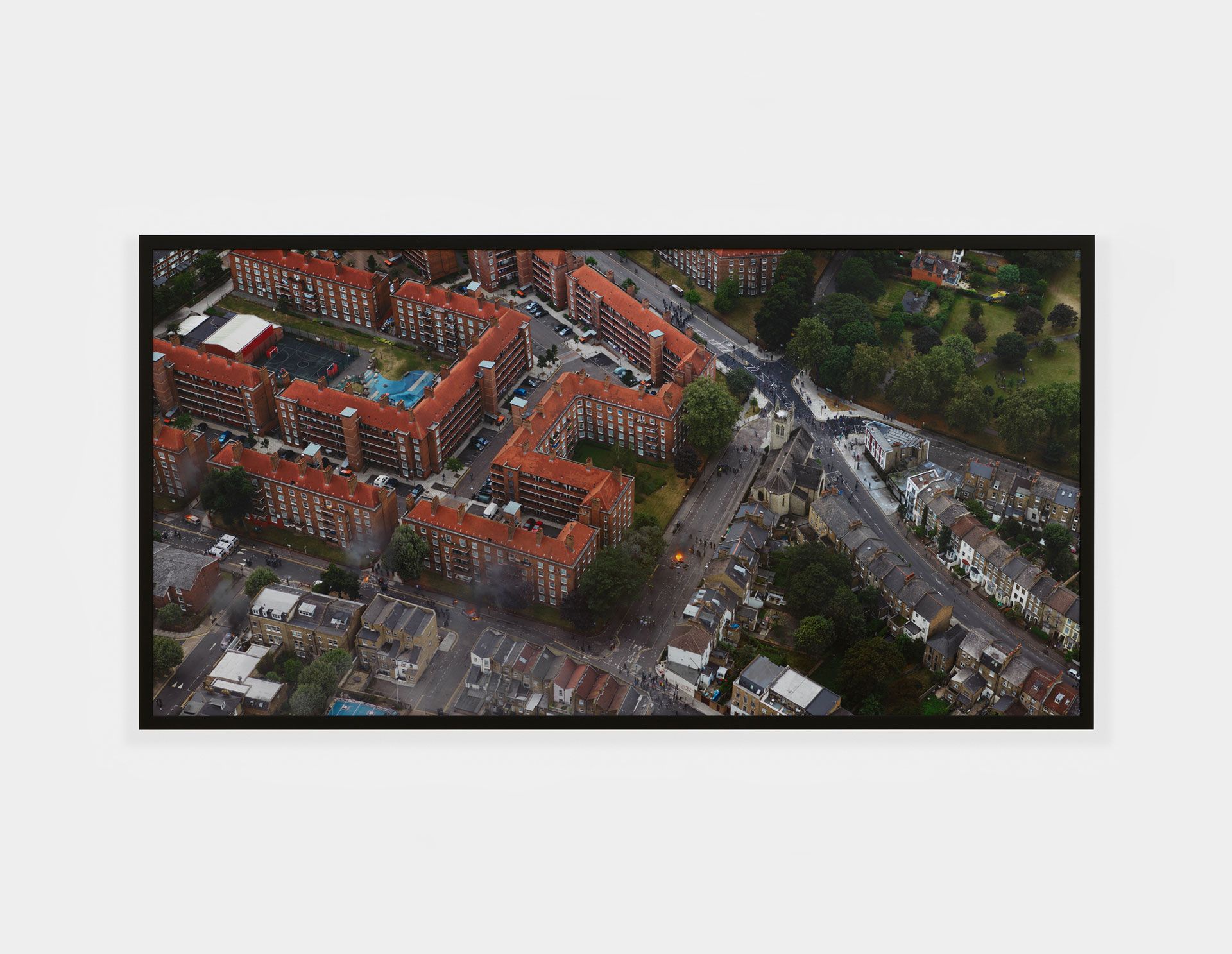 A photograph by Stan Douglas, titled Pembury Estate, dated 2017.