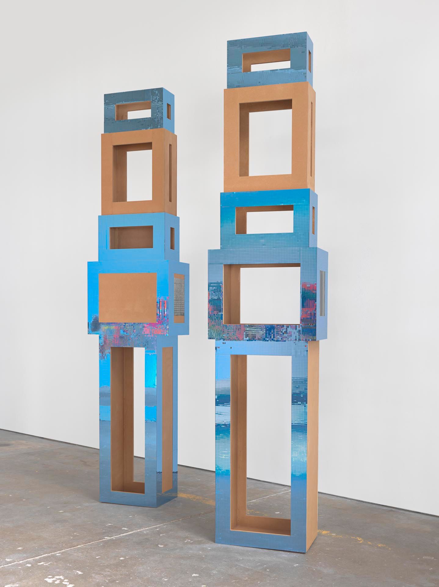 An untitled sculpture by Isa Genzken, dated 2015.