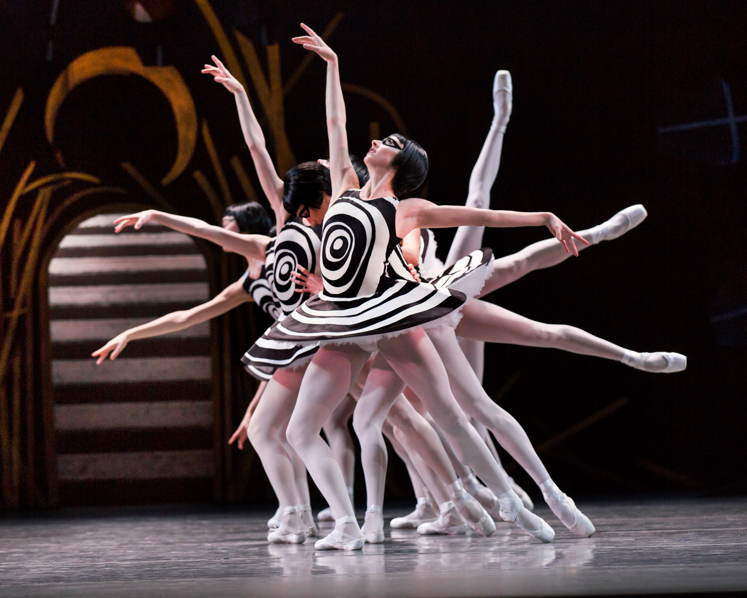Several dancers from New York City Ballet performing The Most Incredible Thing, 2016. Photo by Paul Kolnik