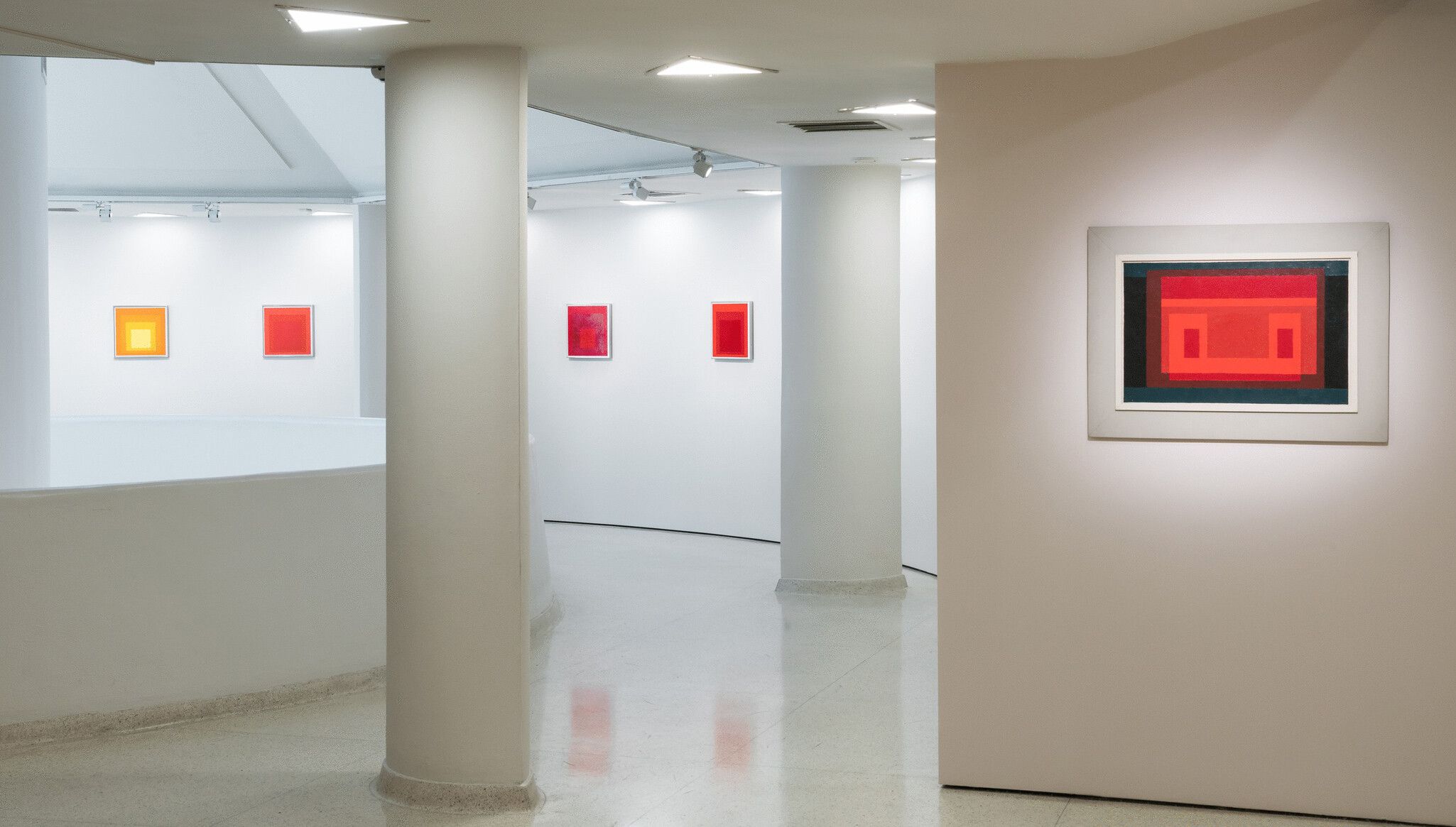 An Installation view, Josef Albers in Mexico, Solomon R. Guggenheim Museum, New York, dated 2018