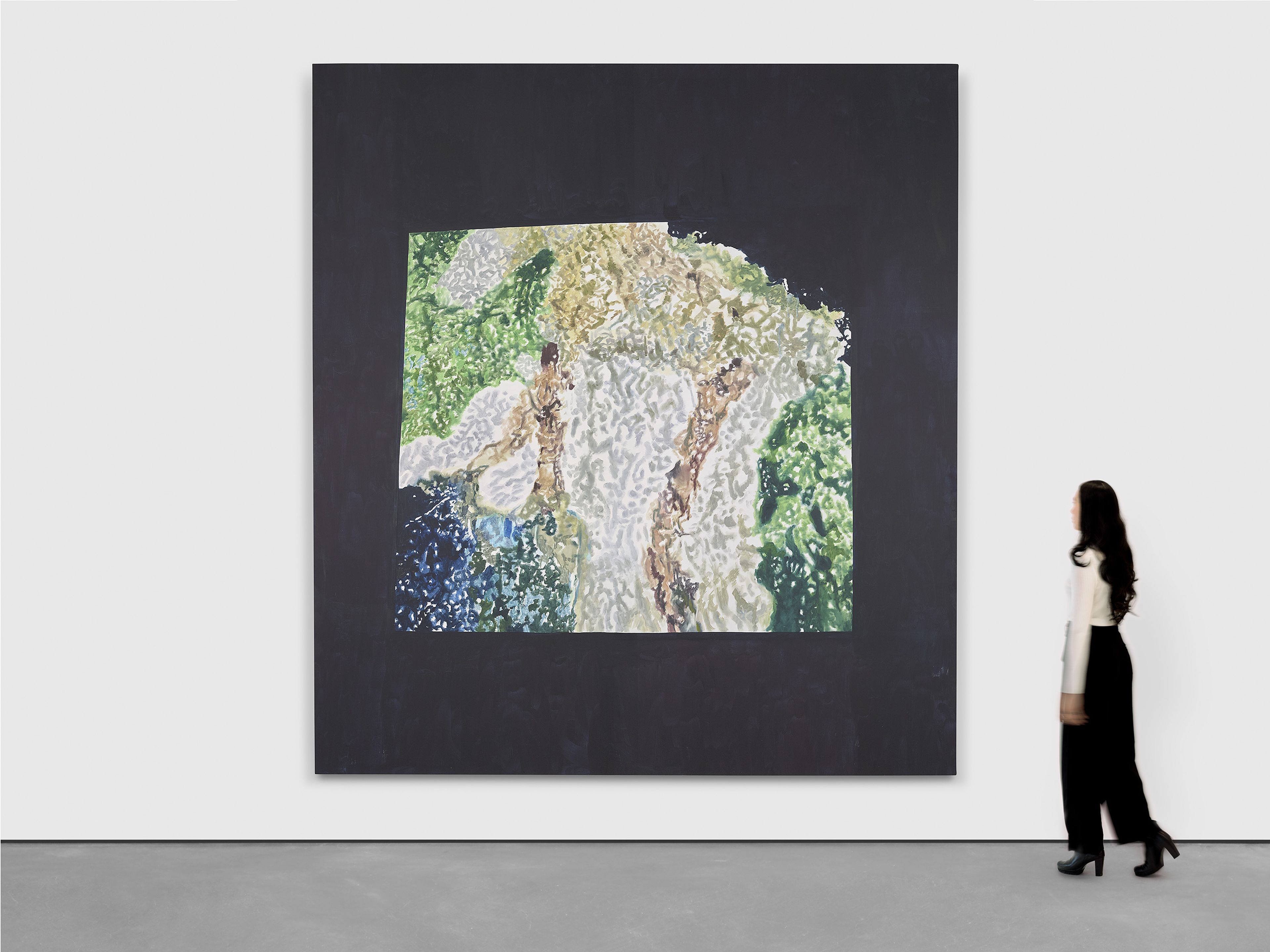 A painting by Luc Tuymans, titled Illumination IV, dated 2025.