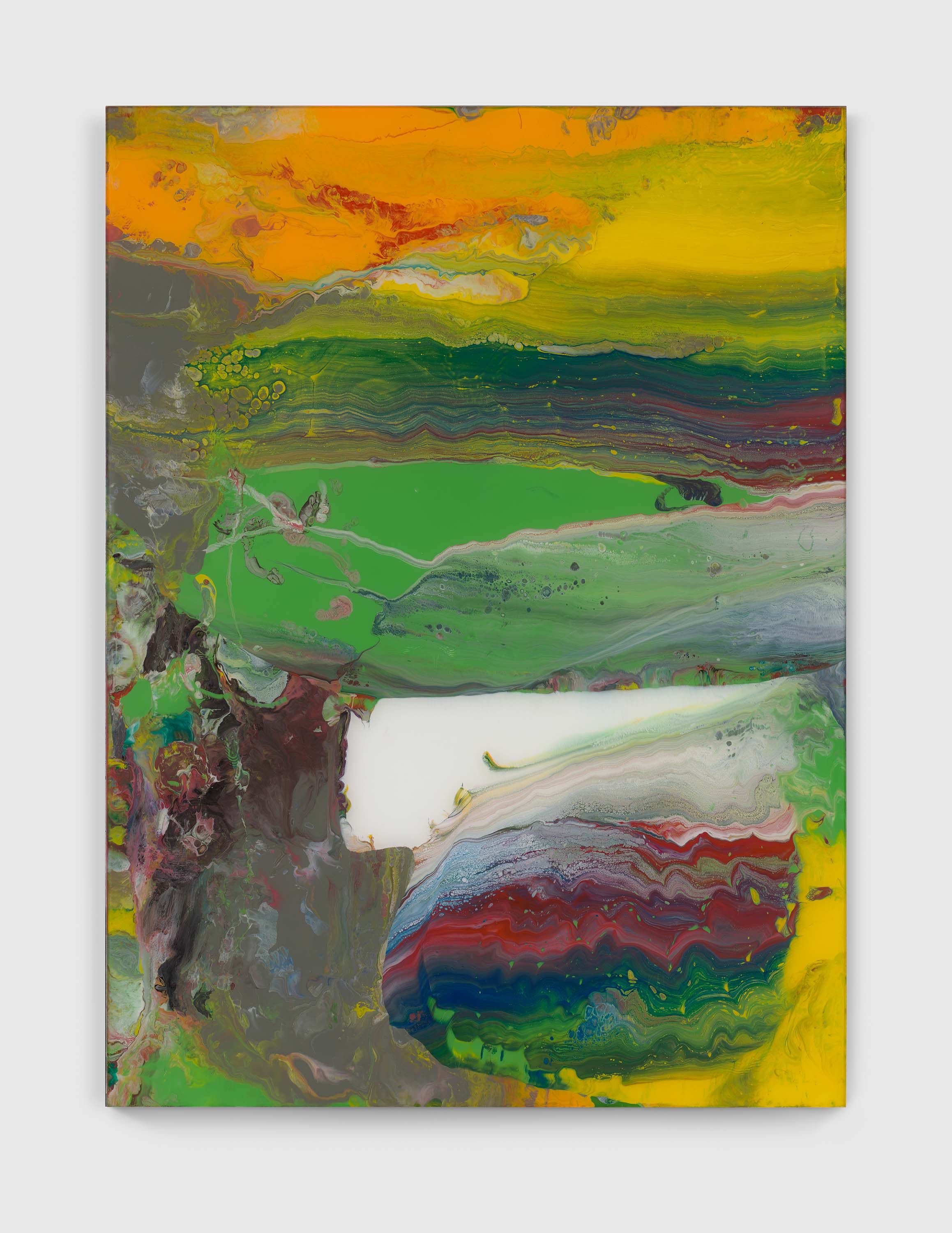 A painting by Gerhard Richter, titled Bagdad (Baghdad), dated 2010.