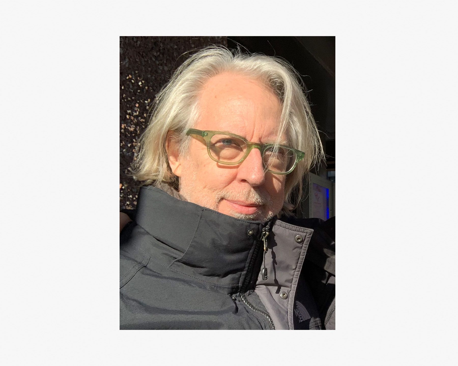 A self-portrait photo by James Welling, undated.