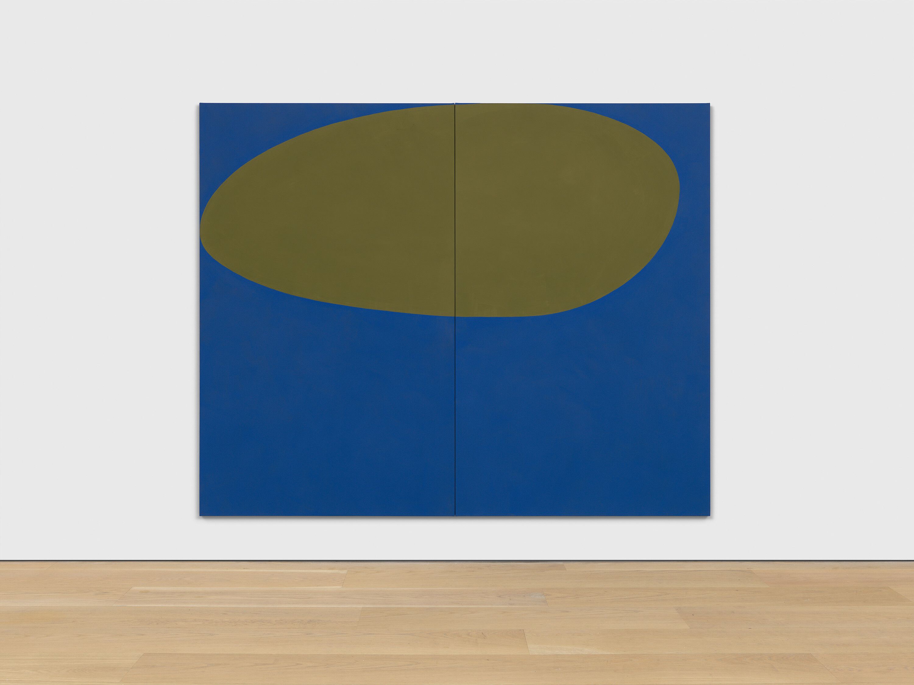 An painting by Suzan Frecon, titled incognito, dated 2021.