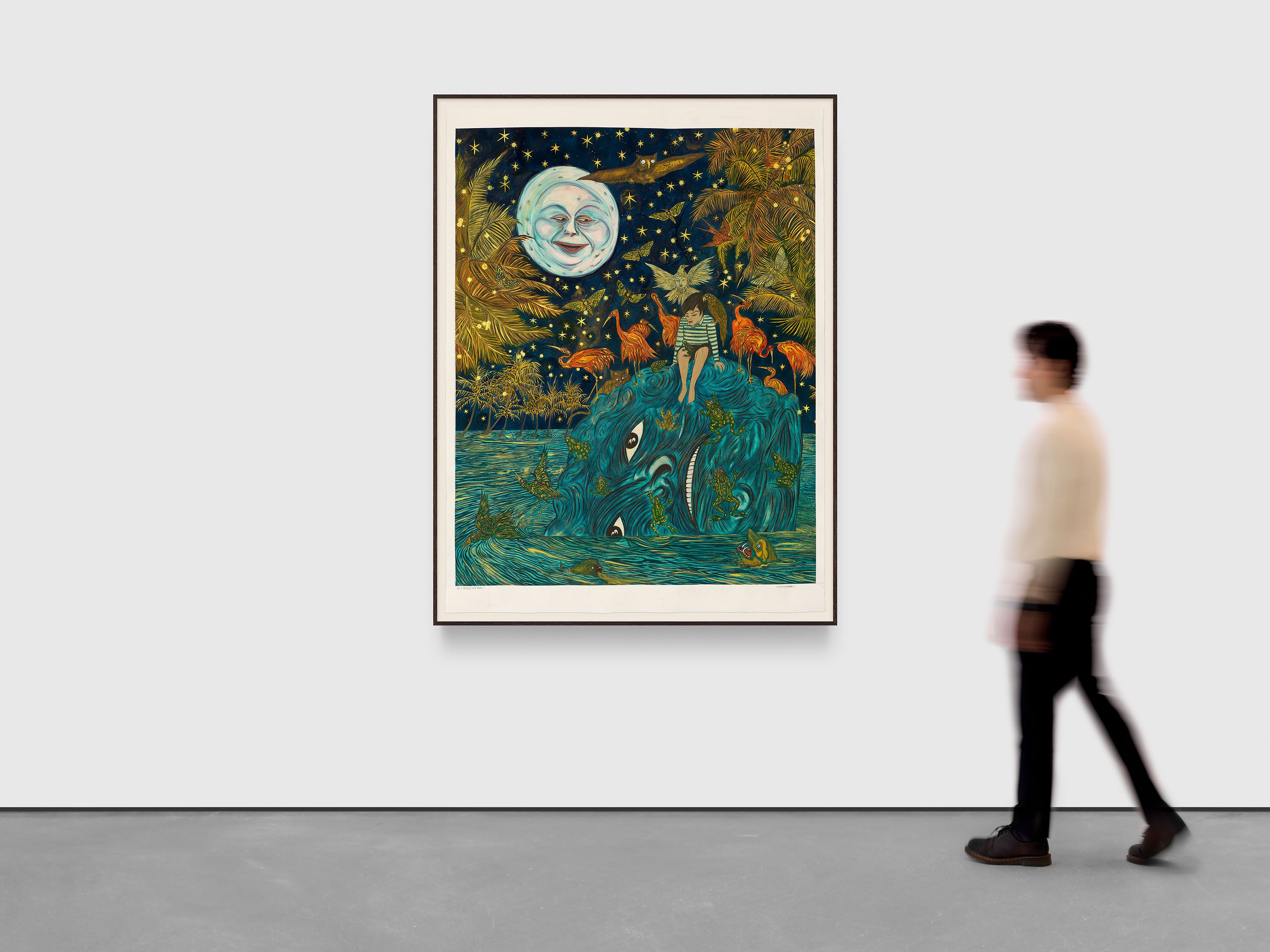 Marcel Dzama: Out of darkness into blue, 2025 | David Zwirner