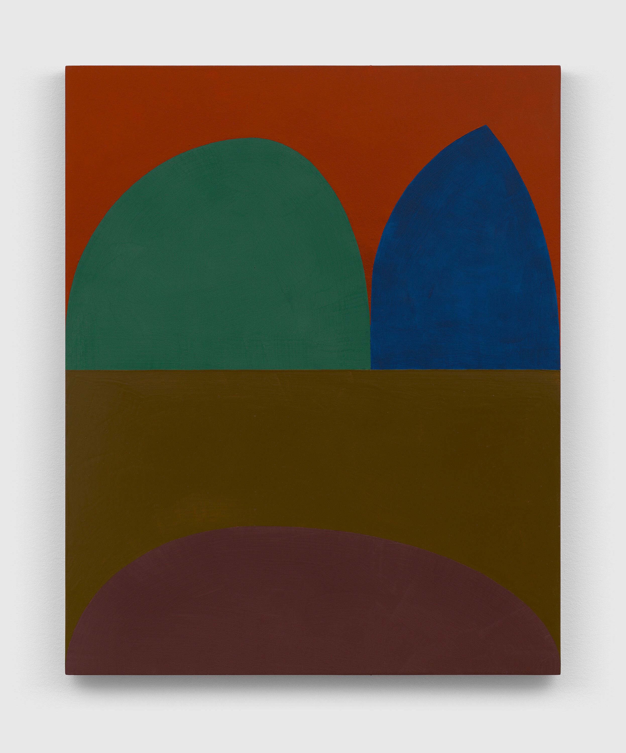 A painting by Suzan Frecon, titled byzantine cathedral, dated 2020.