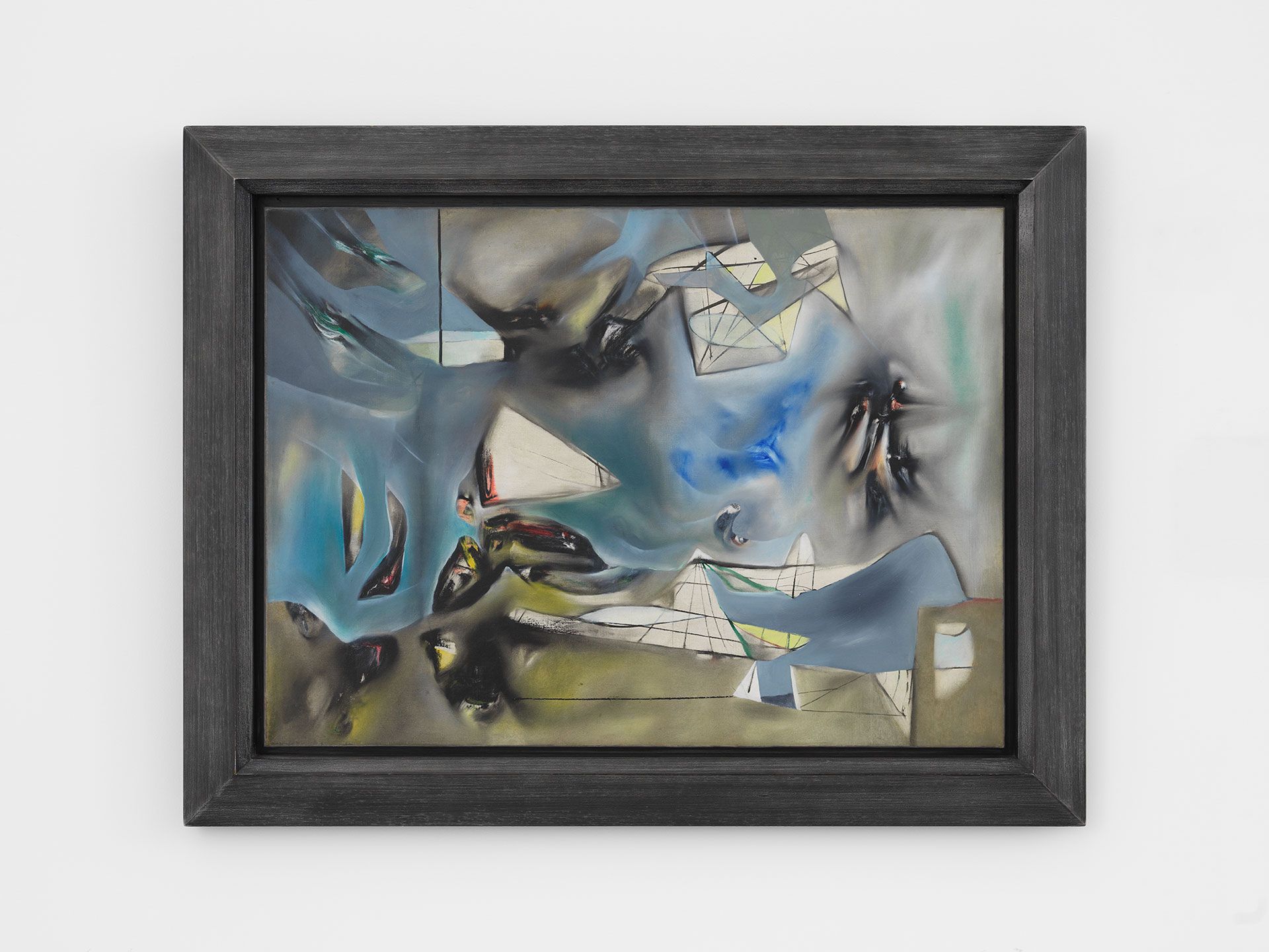 A painting by Roberto Matta, titled Au Centre de L'eau, translated as In the Center of the Water, dated 1941.