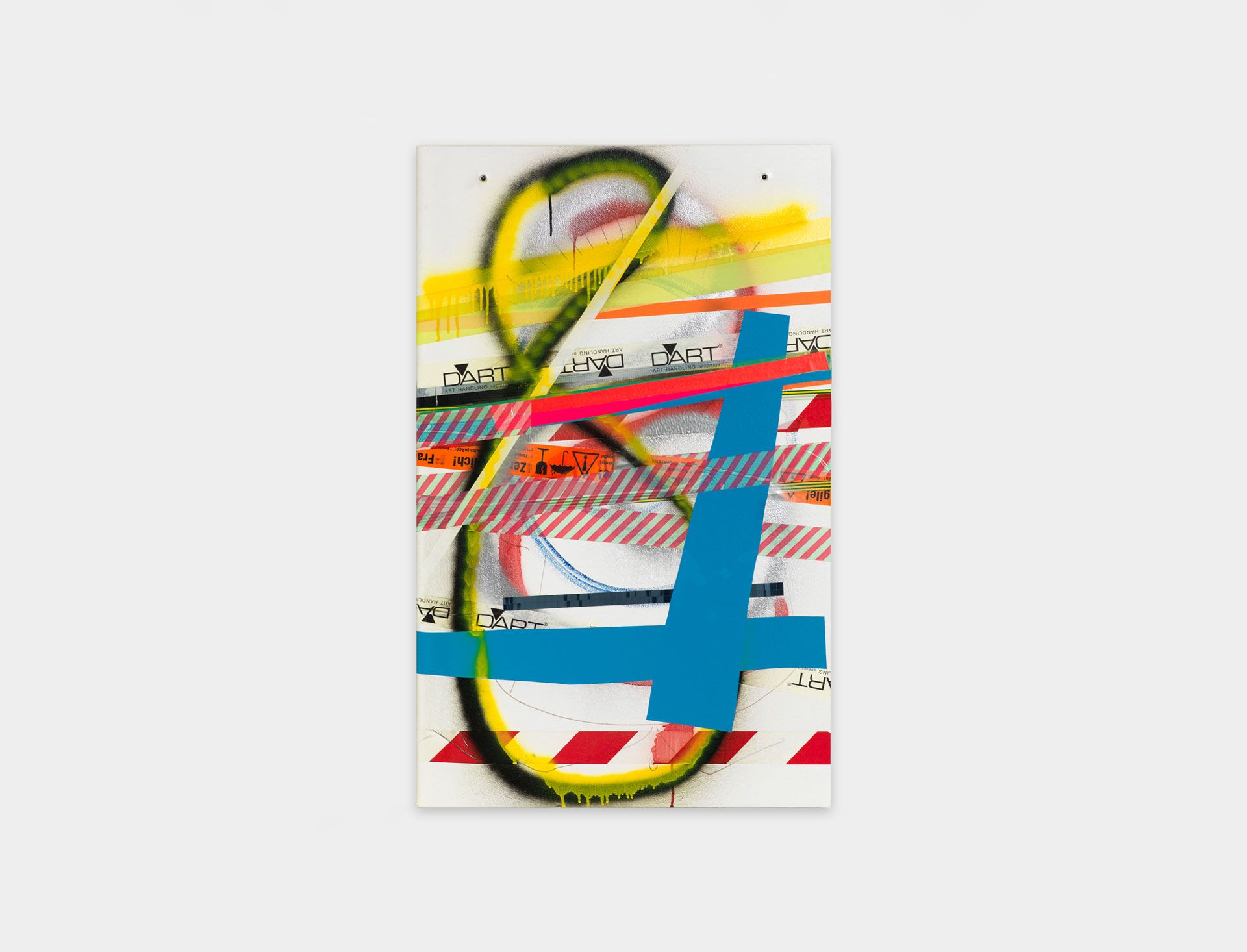 An untitled mixed media work by Isa Genzken, dated 2017.
