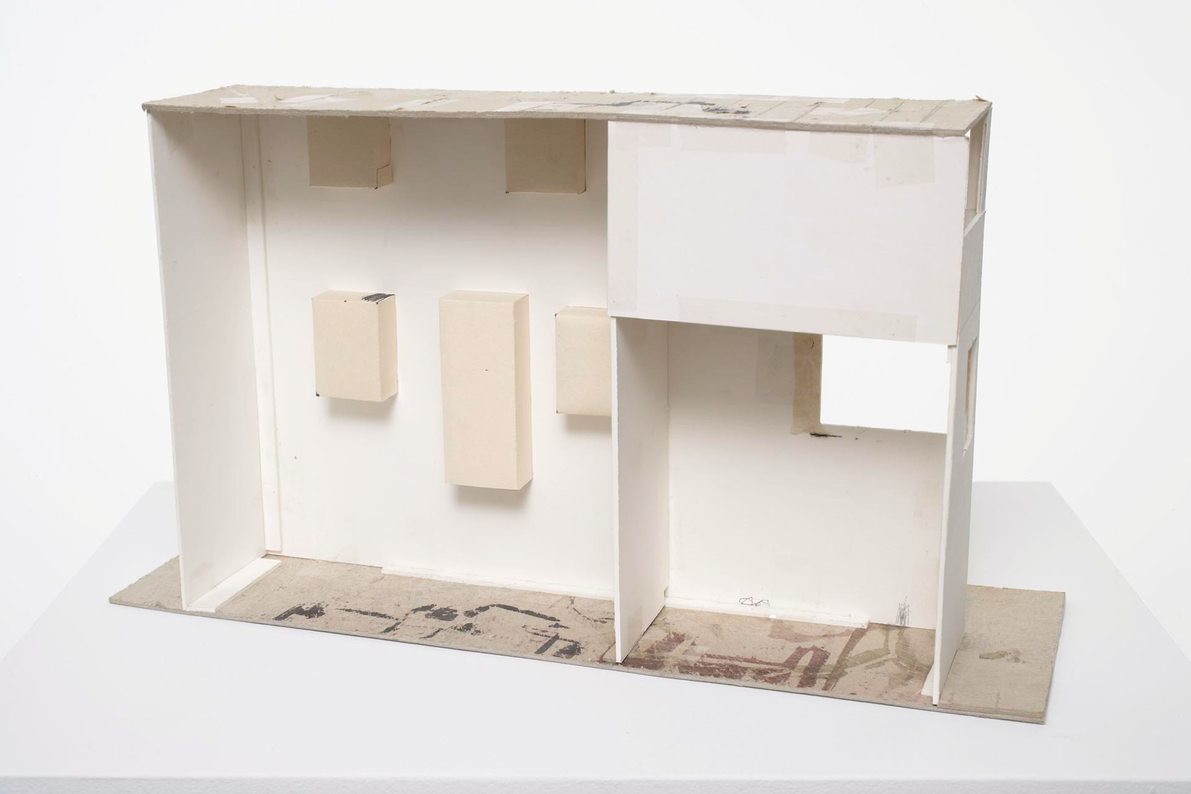 A cardboard artwork by Jockum Nordström, titled Ache, dated 2006.