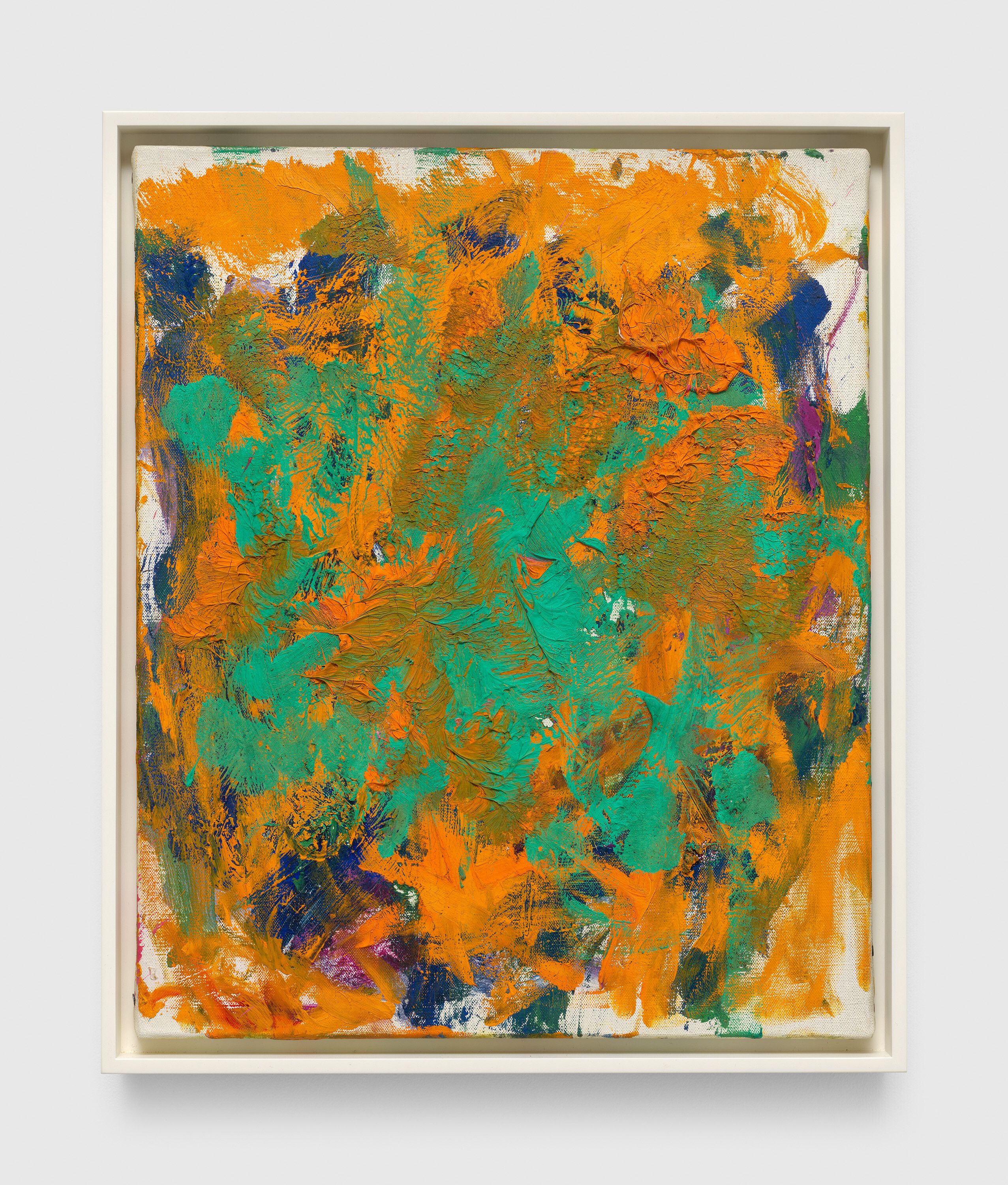 An untitled painting by Joan Mitchell, circa 1982.