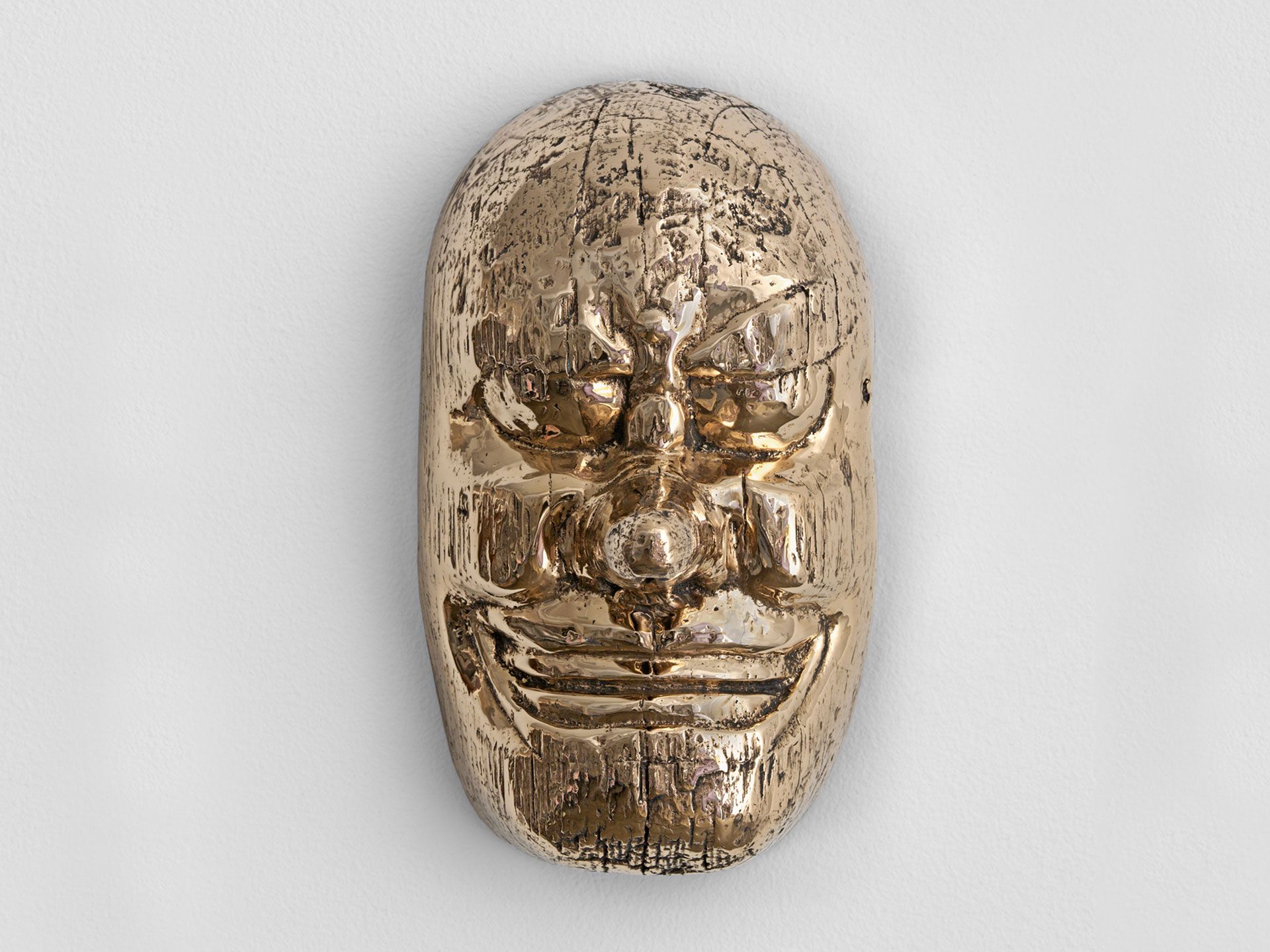 A cast bronze sculpture by Sherrie Levine titled Tengu Element, dated 2015.