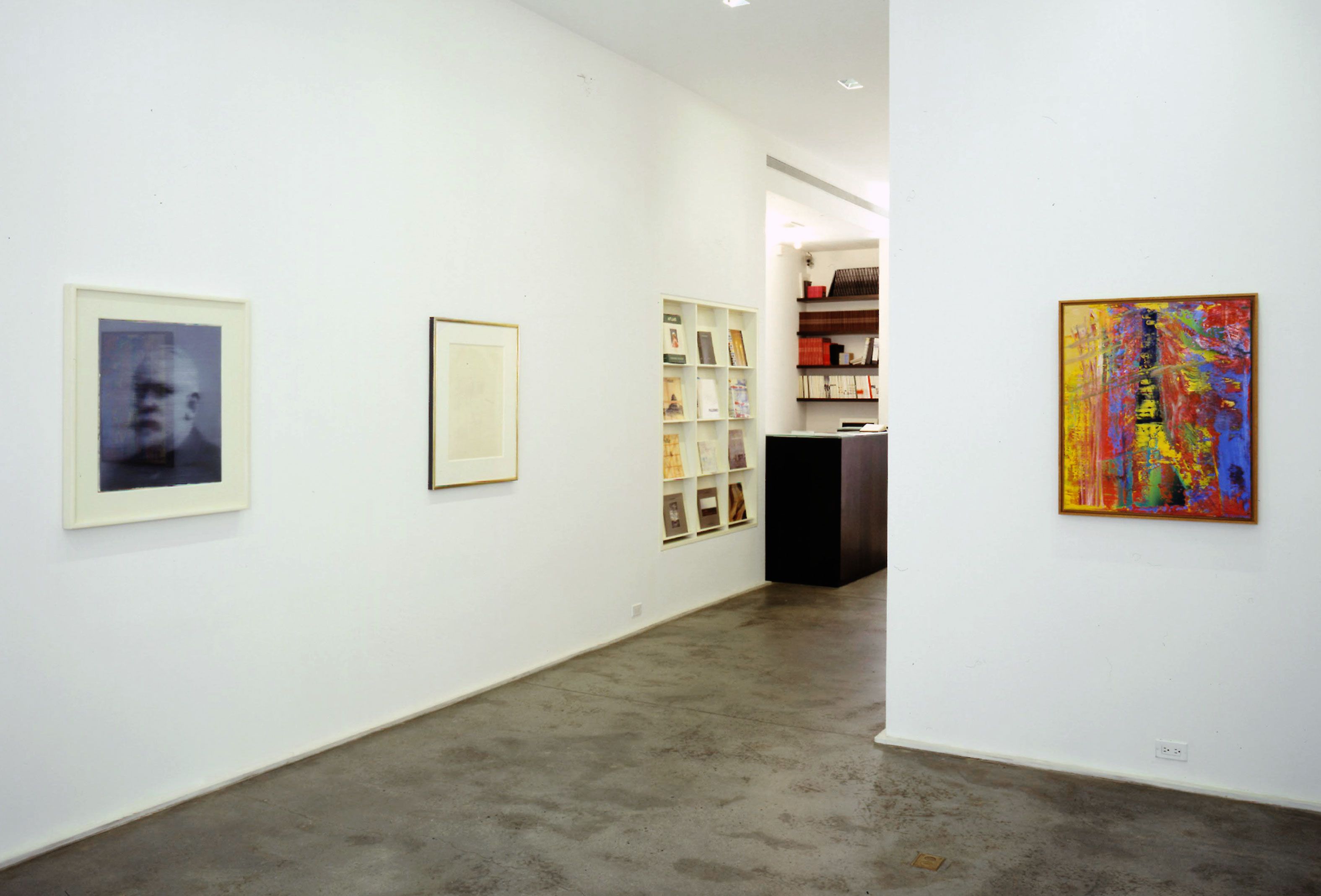 An installation view of the exhibition Paintings from Germany, at David Zwirner New York, dated 2002.
