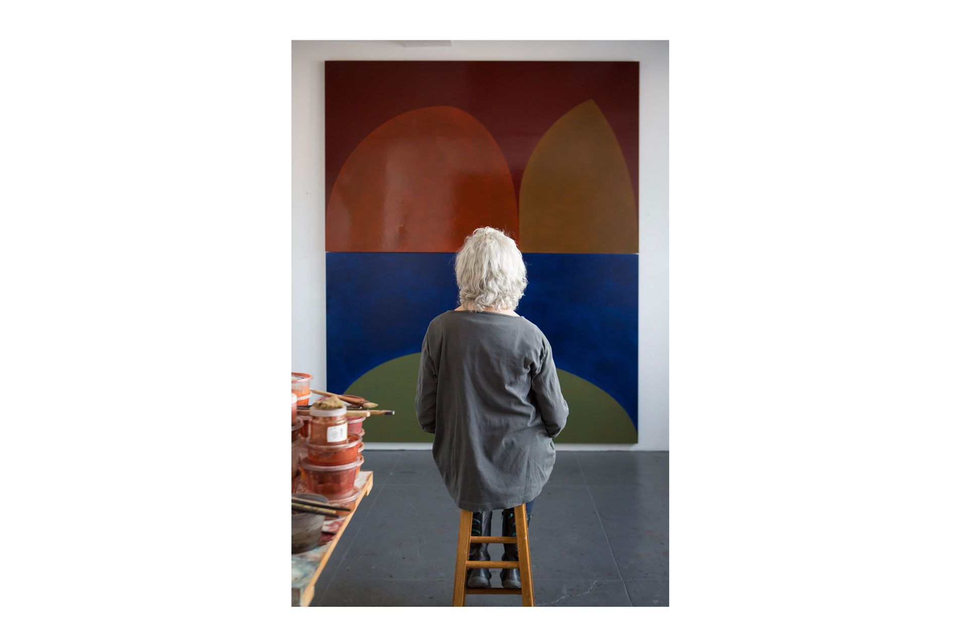  A photograph of Suzan Frecon, dated 2015