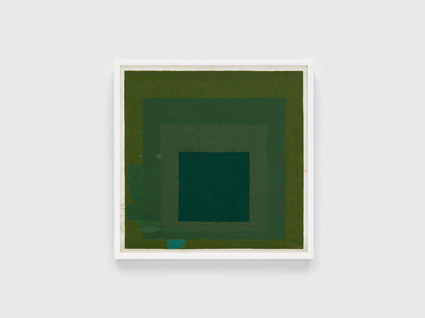 A painting by Josef Albers, titled Study for Homage to the Square, dated 1967.