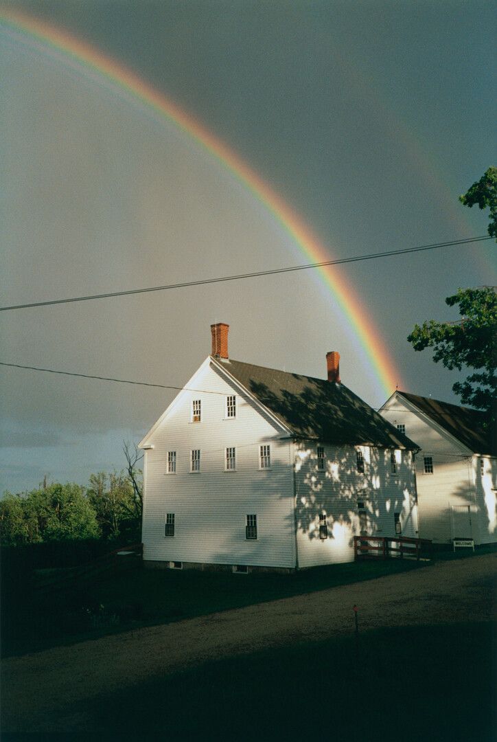 A photograph by Wolfgang Tillmans, titled Shaker rainbow, dated 1998.