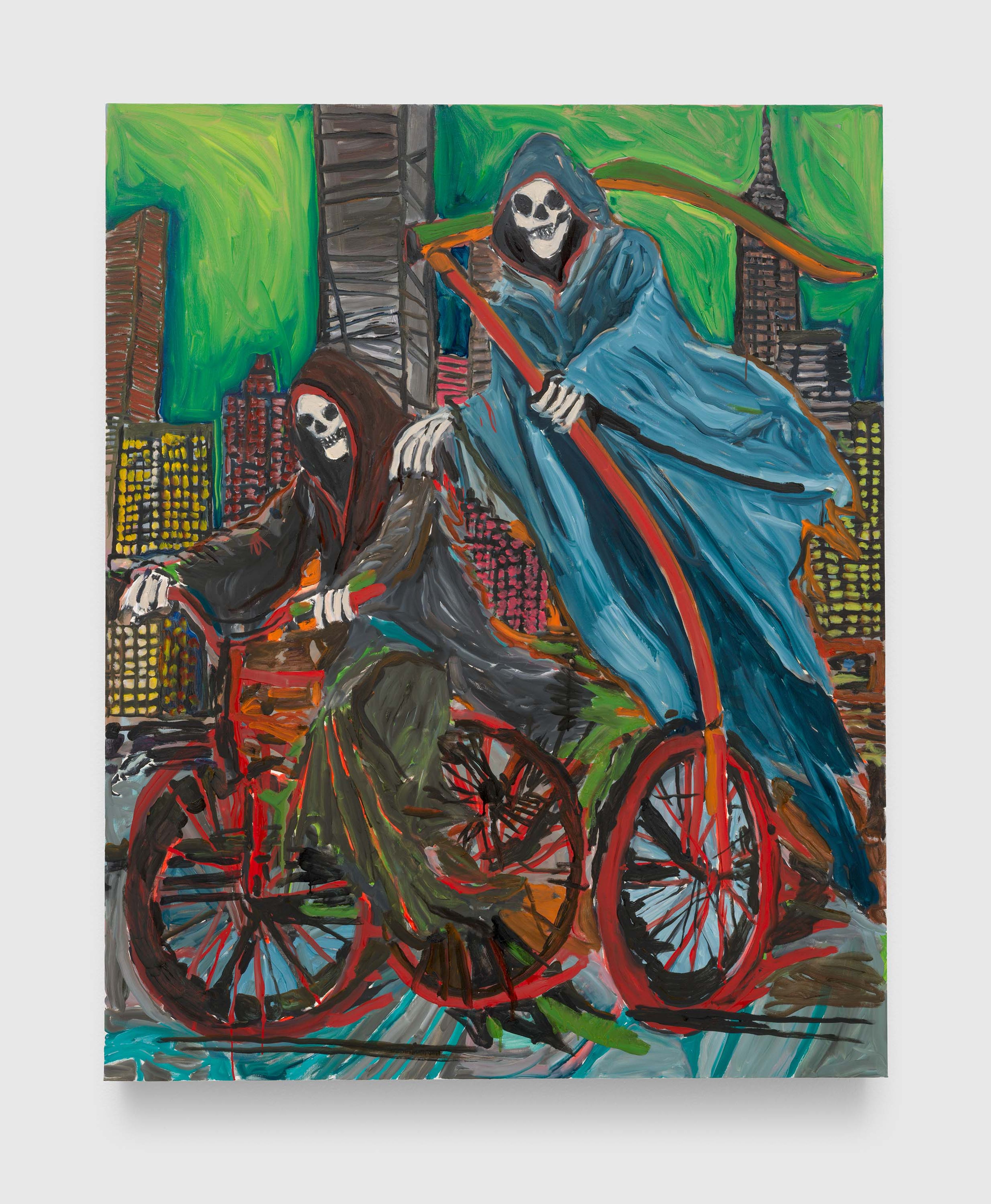 A painting by Josh Smith, titled The Final Empire, dated 2025.
