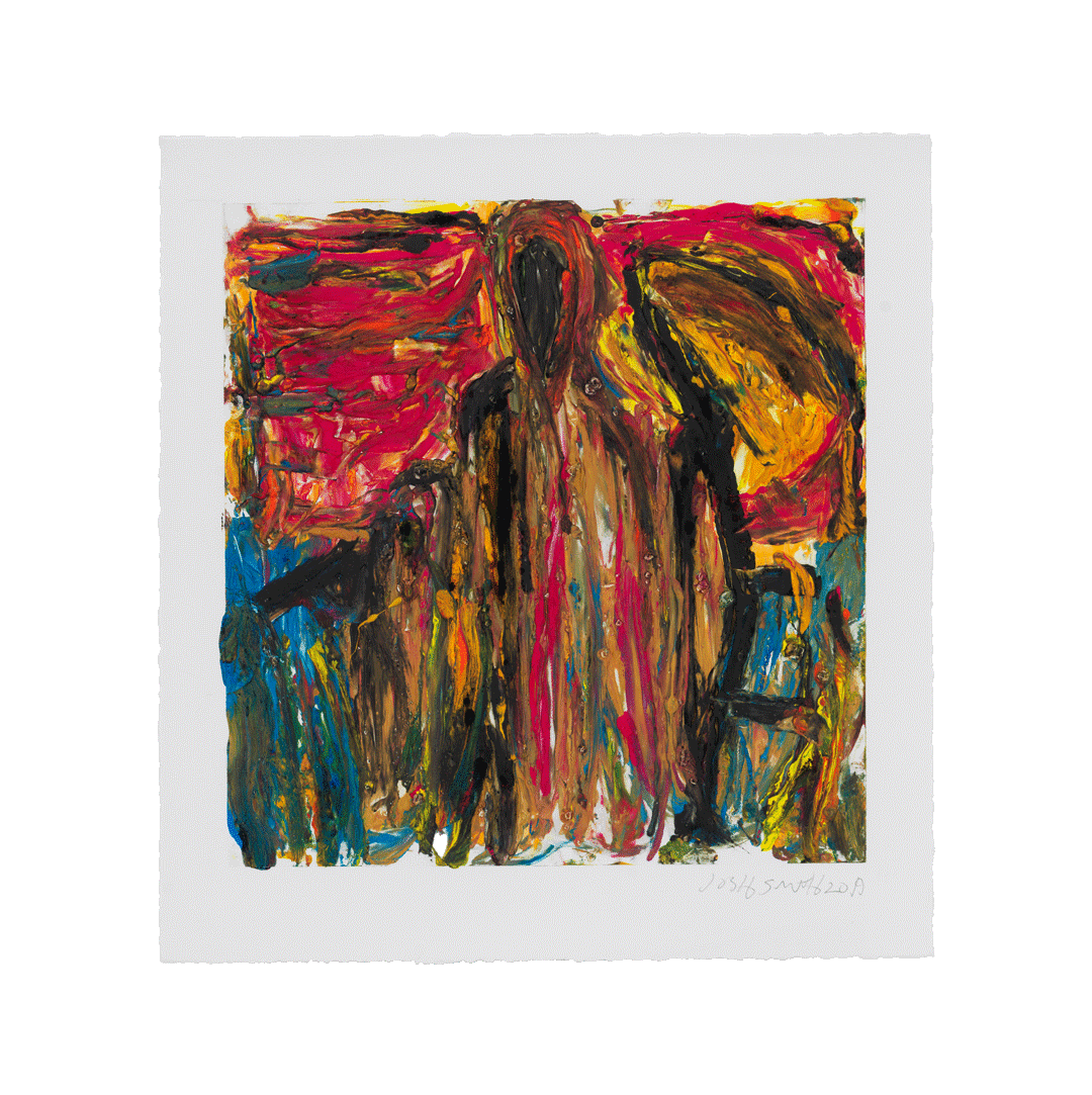 A print by Josh Smith titled Reaper dated 2019.