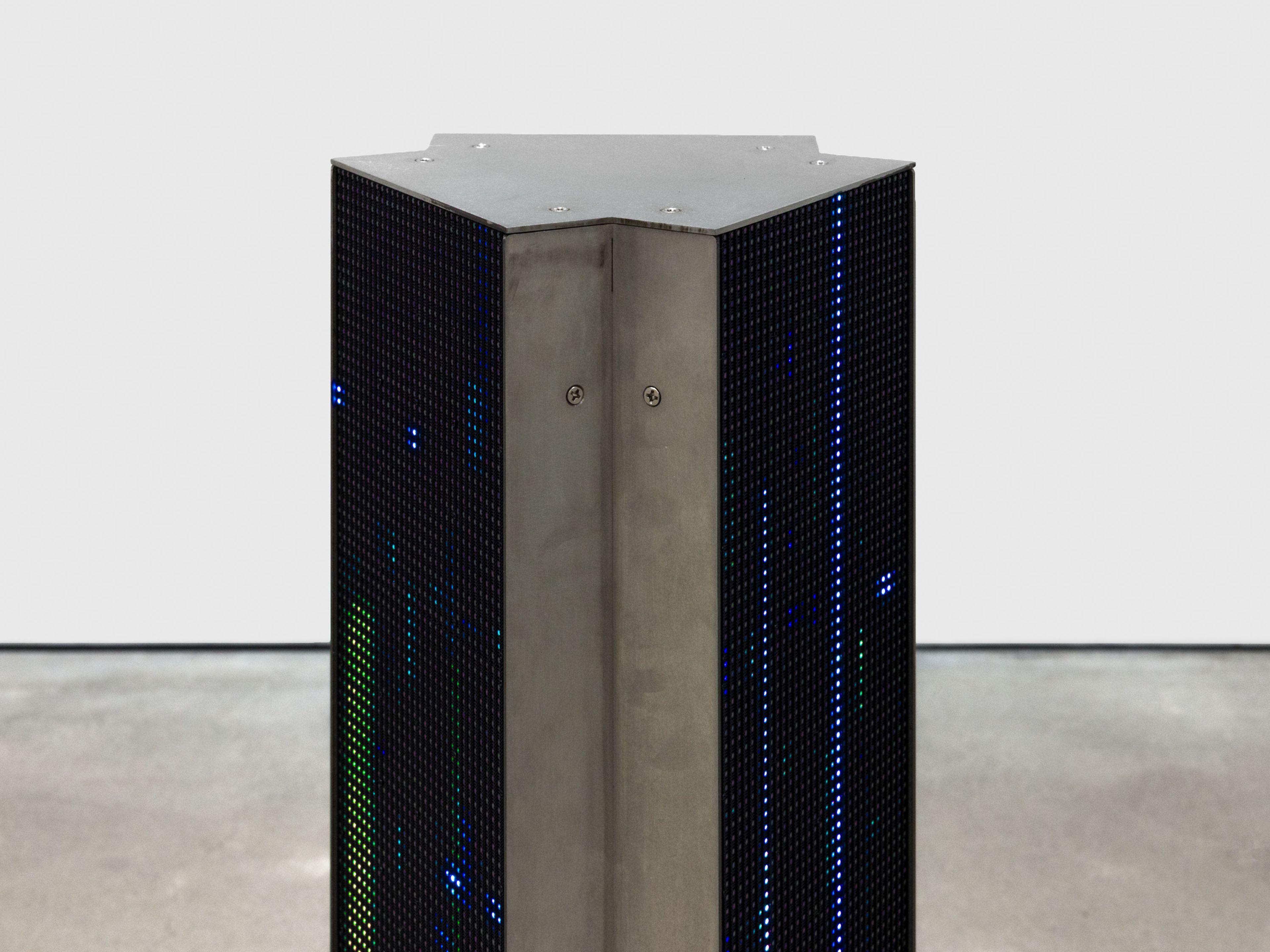 A detail from a sculpture by Chen Wei, titled Trouble Malevich #24320, dated 2024.