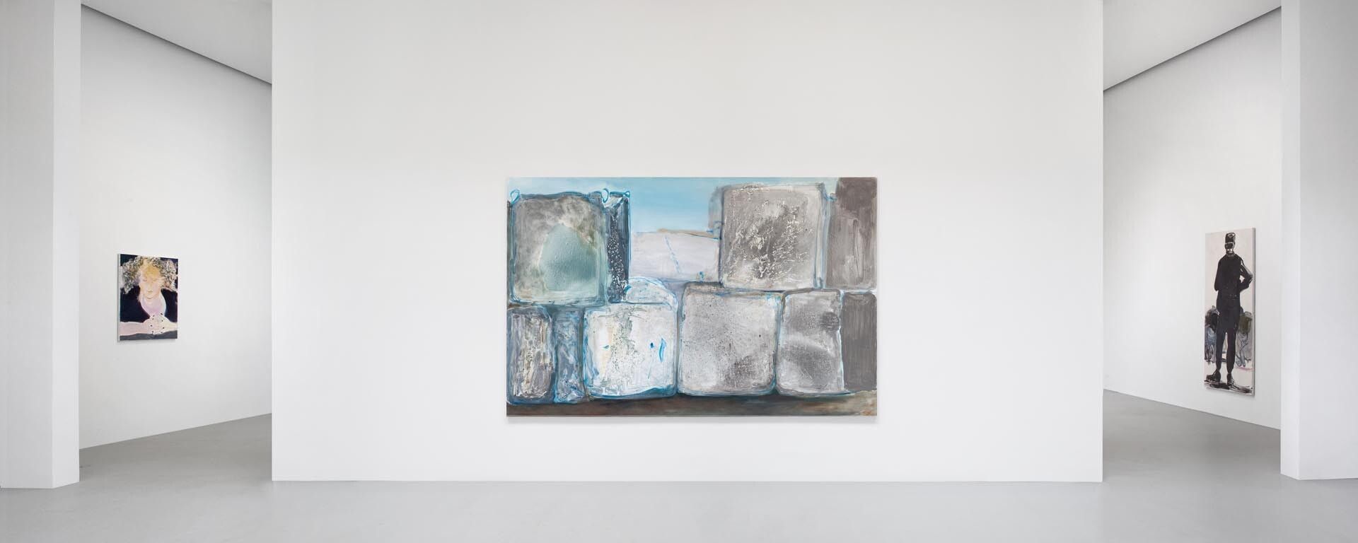 Installation view of the exhibition Marlene Dumas: Against the Wall, at David Zwirner in New York, dated 2010.