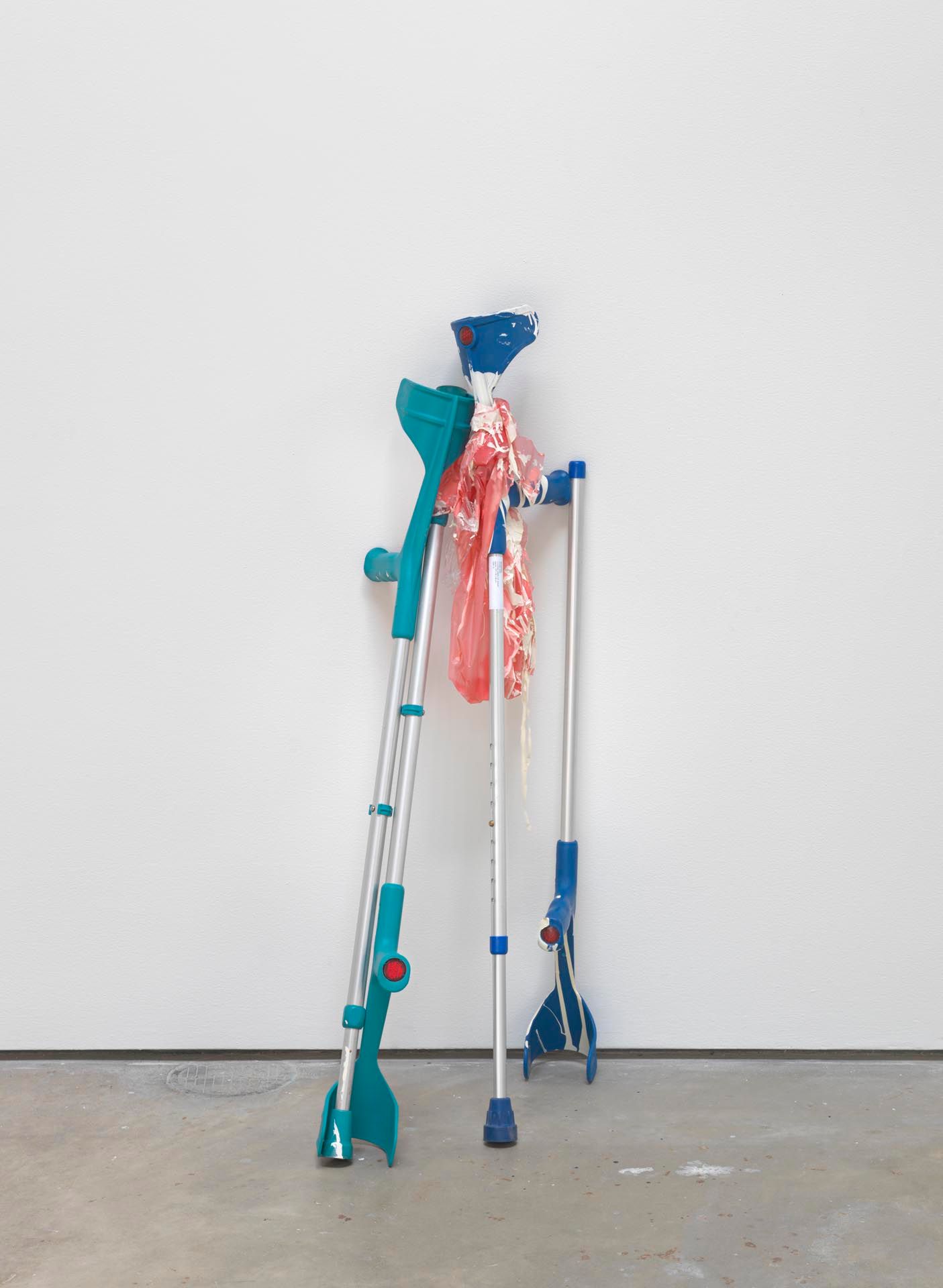 An untitled mixed media sculpture by Isa Genzken, dated 2006.